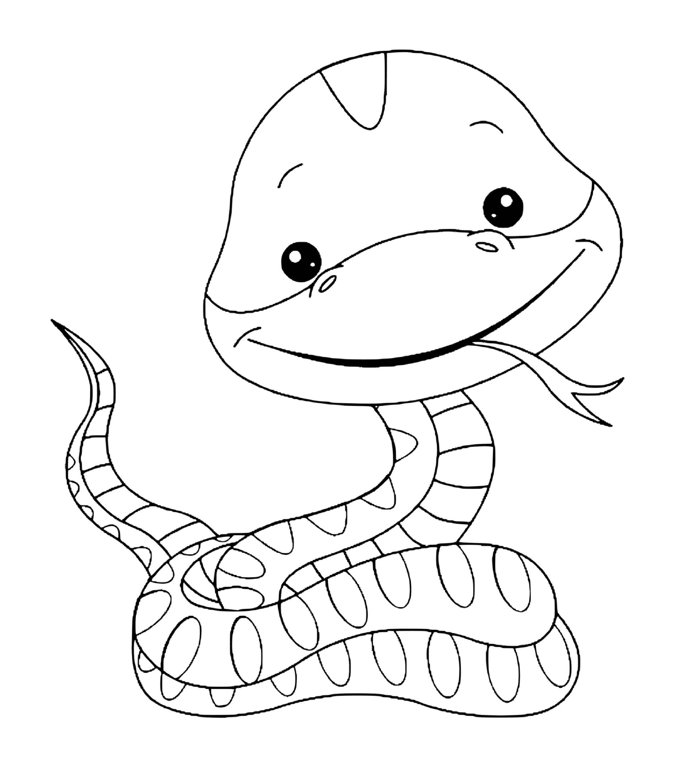 Легкая змея для детей 