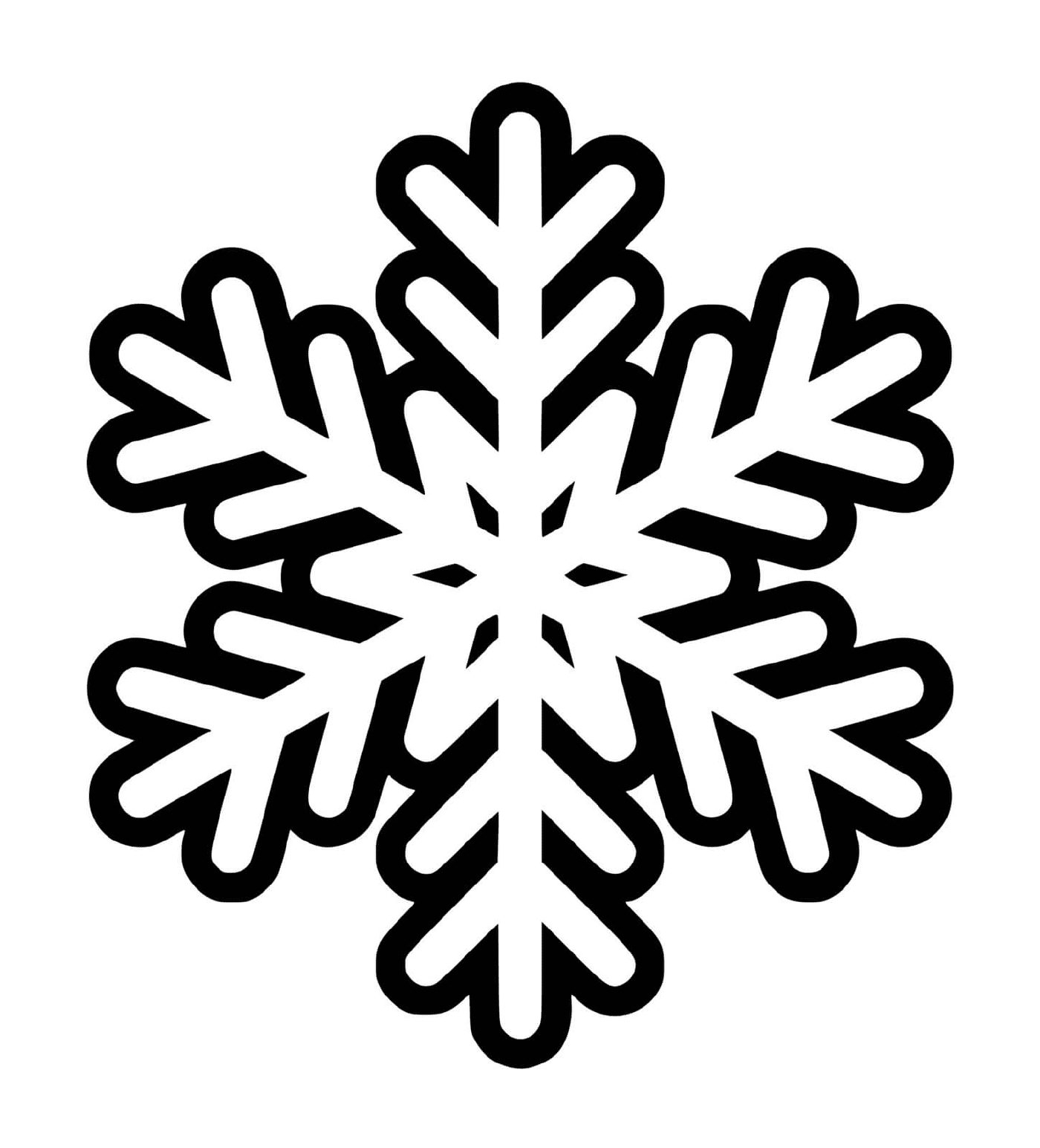  A snowflake for the little ones 