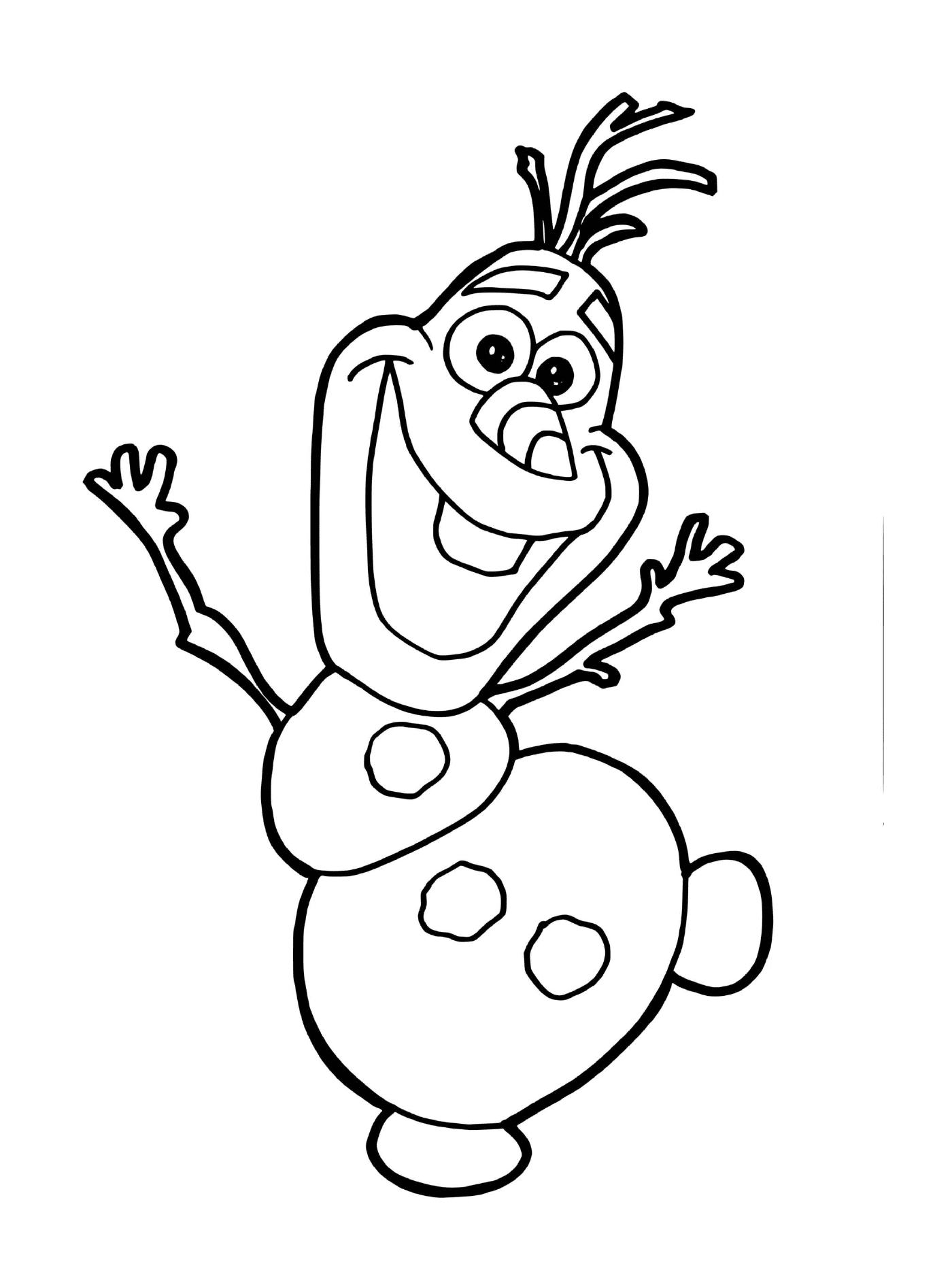  Olaf, il pupazzo di neve della Regina delle Nevi 
