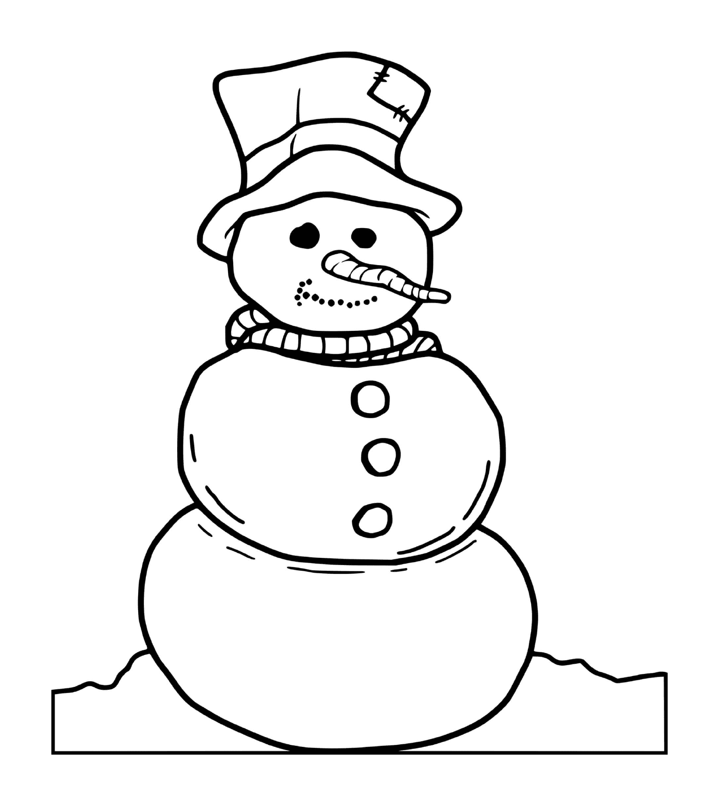  Schneemann ohne Arme 