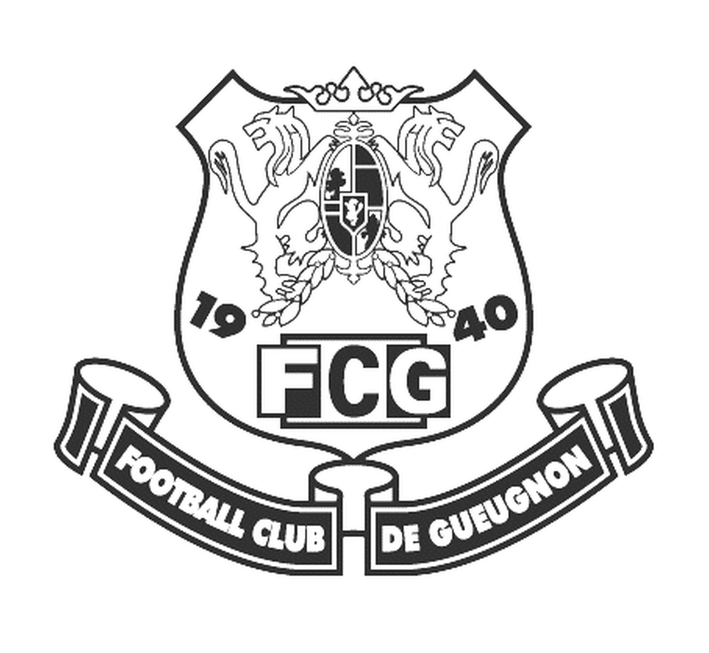  Logo of the Football Club of Gueugnon 