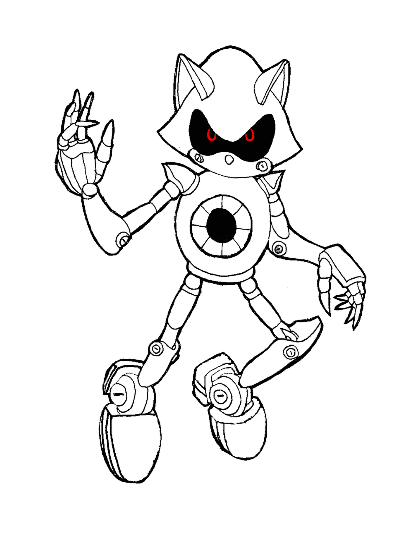  Sonic Roboter futuristisch 