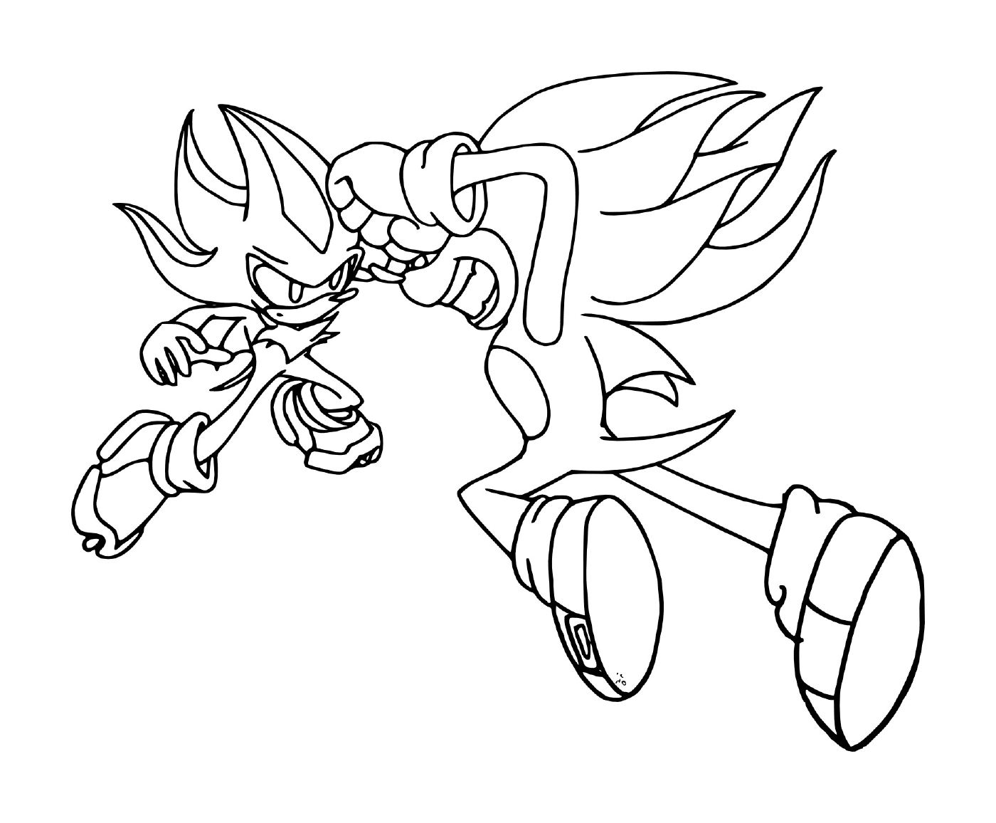  Sombra Sonic amigos poderosos 