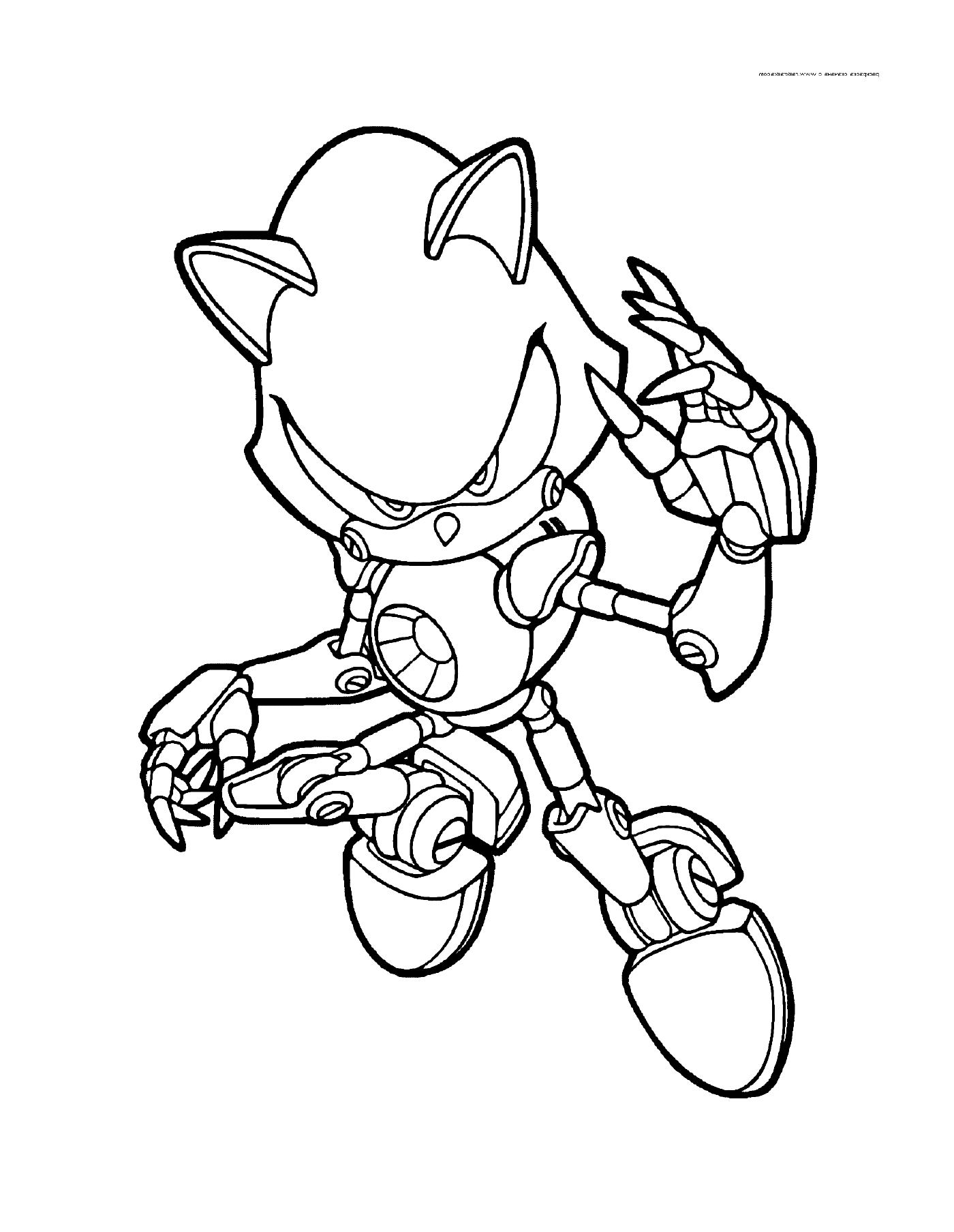  Robot Sonic 2 futuristico 