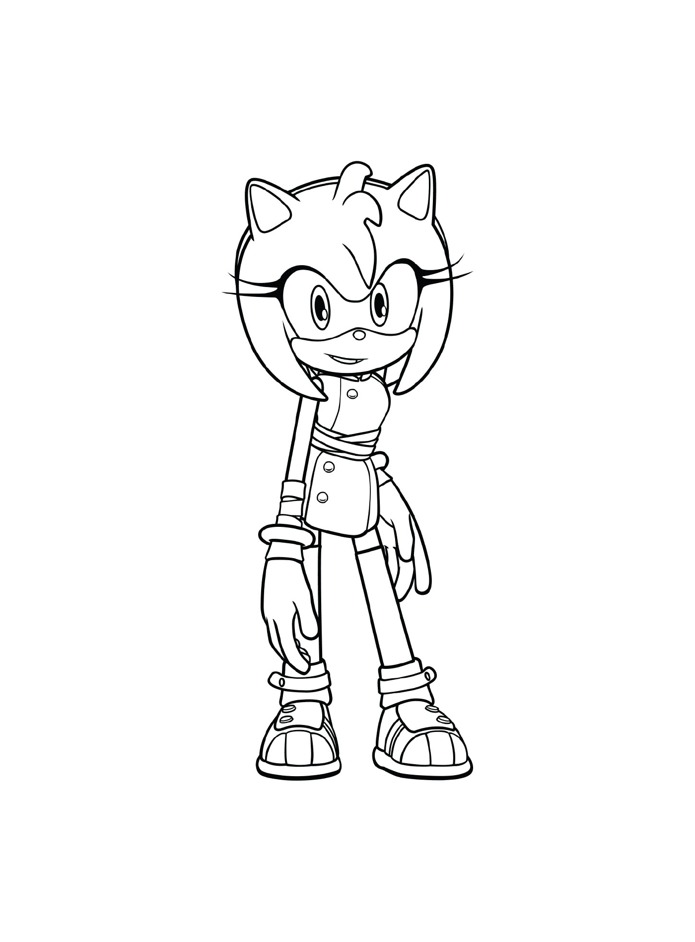  Felino dinamico Sonic Amy 