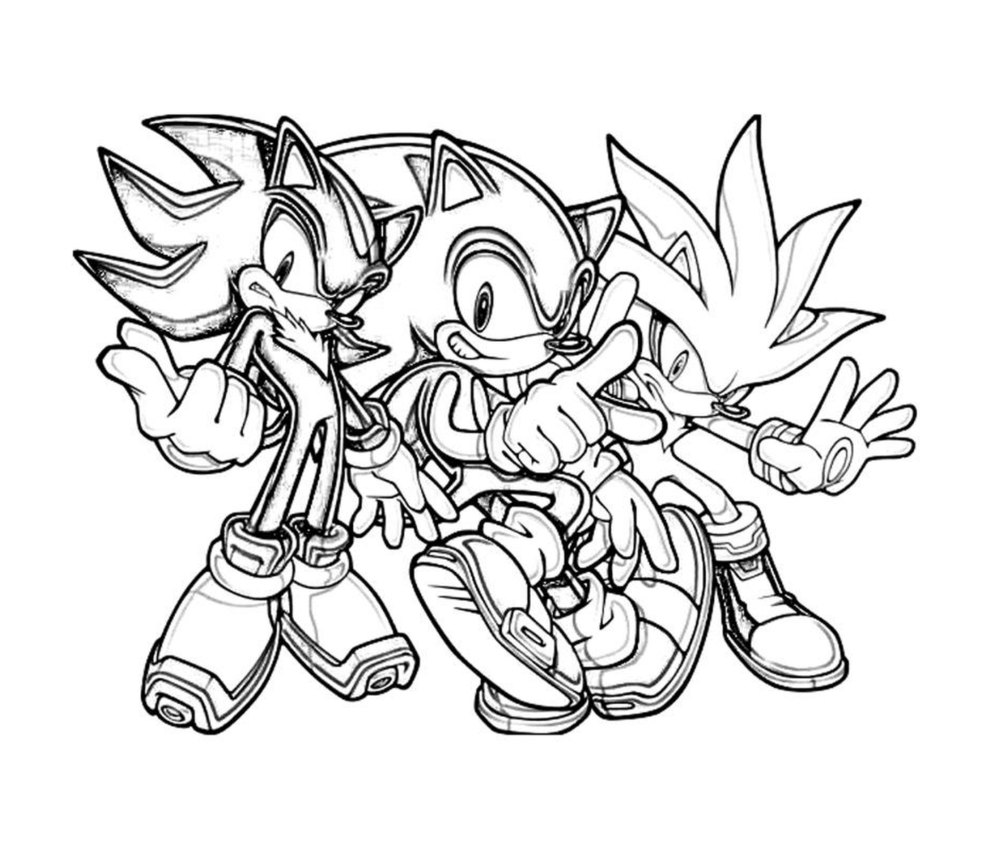  Una banda di Sonic energico 