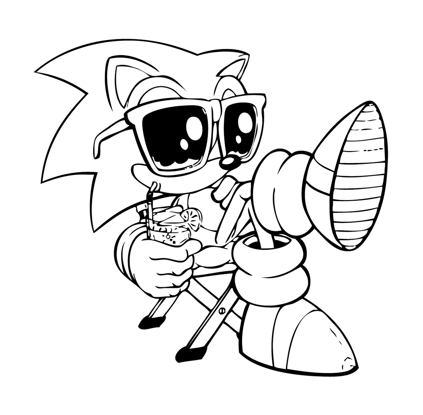  Ágil y animado Sonic 