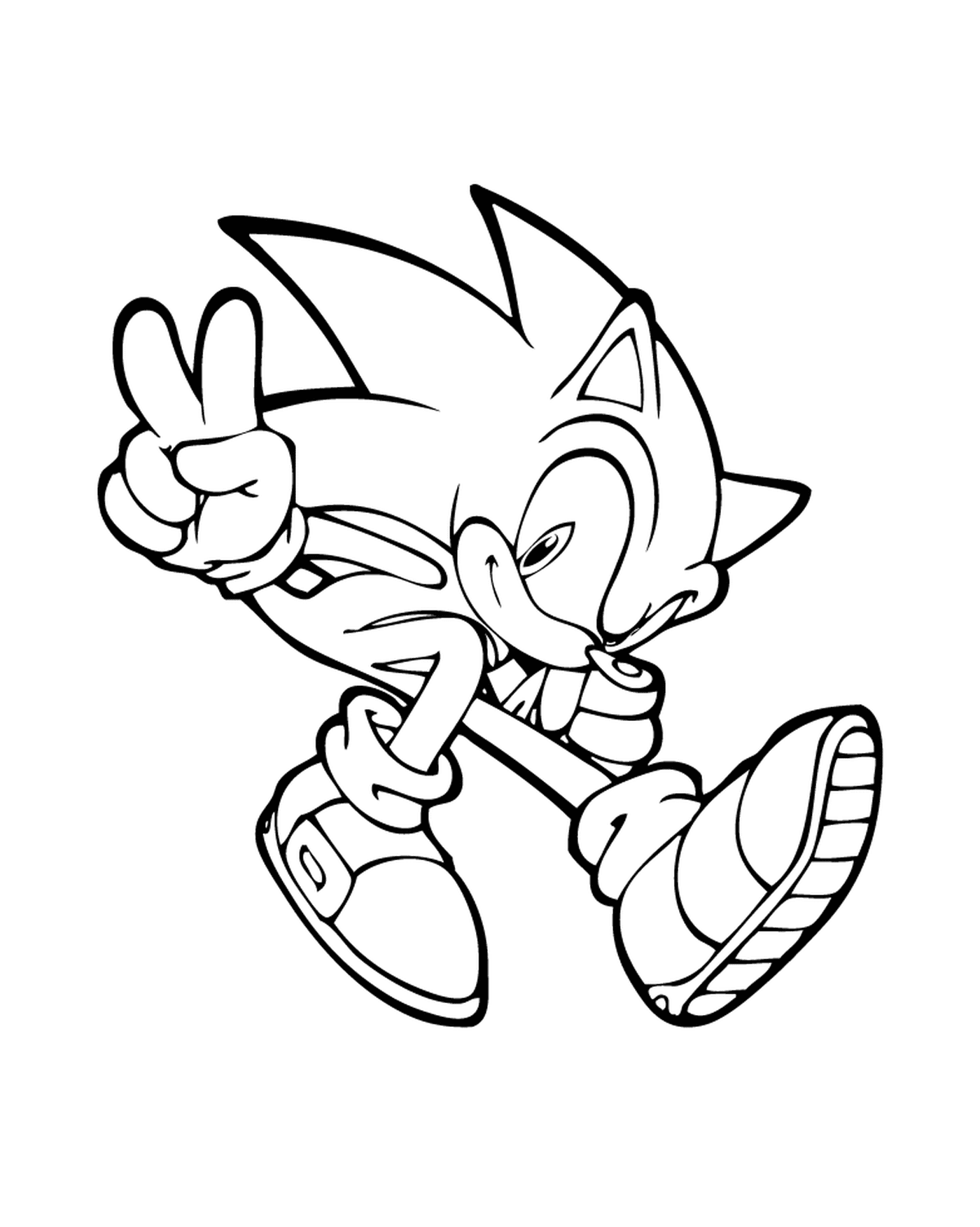  Sonic die Hedgehog springen 