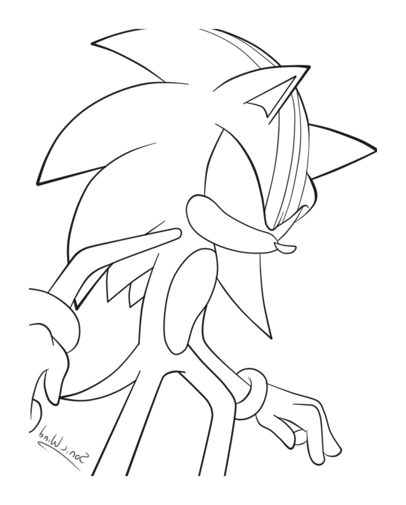  Sonic der Hedgehog zu drucken 