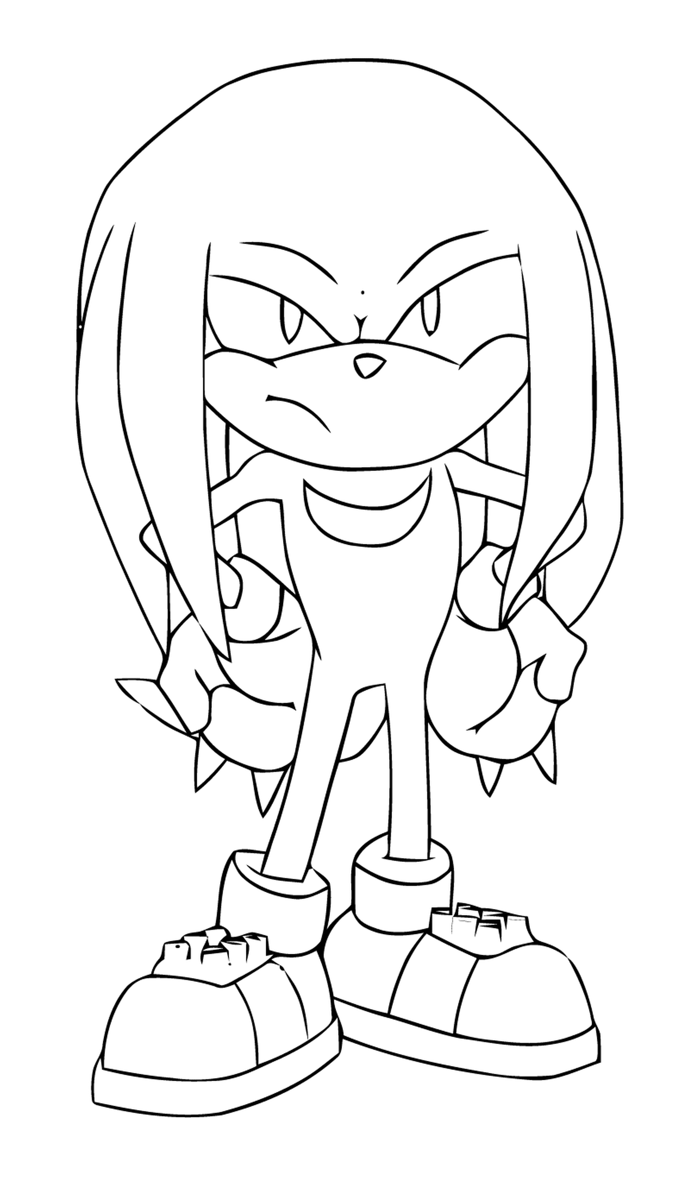  Sonic con una expresión específica 