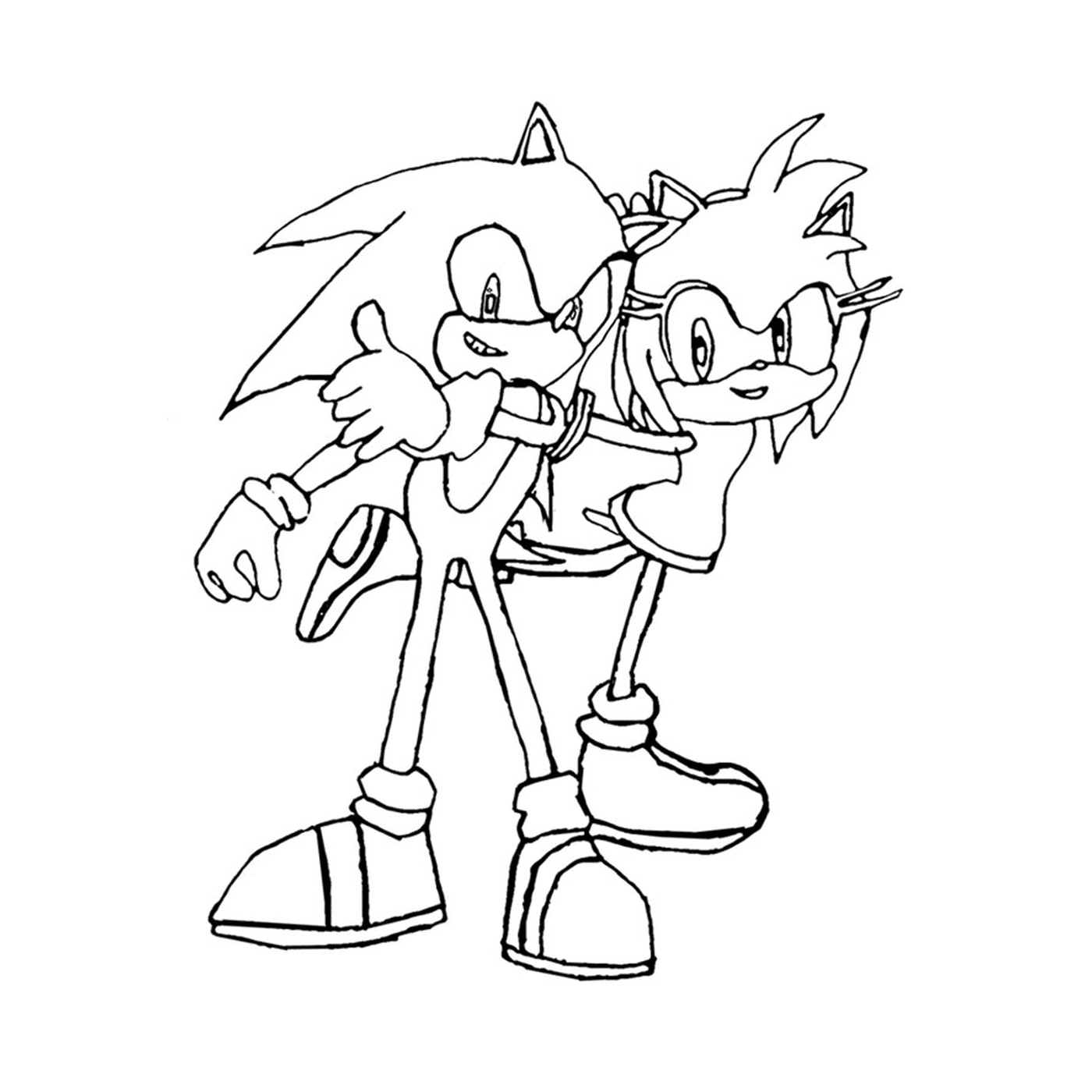  Sonic und seine Freunde zusammen 