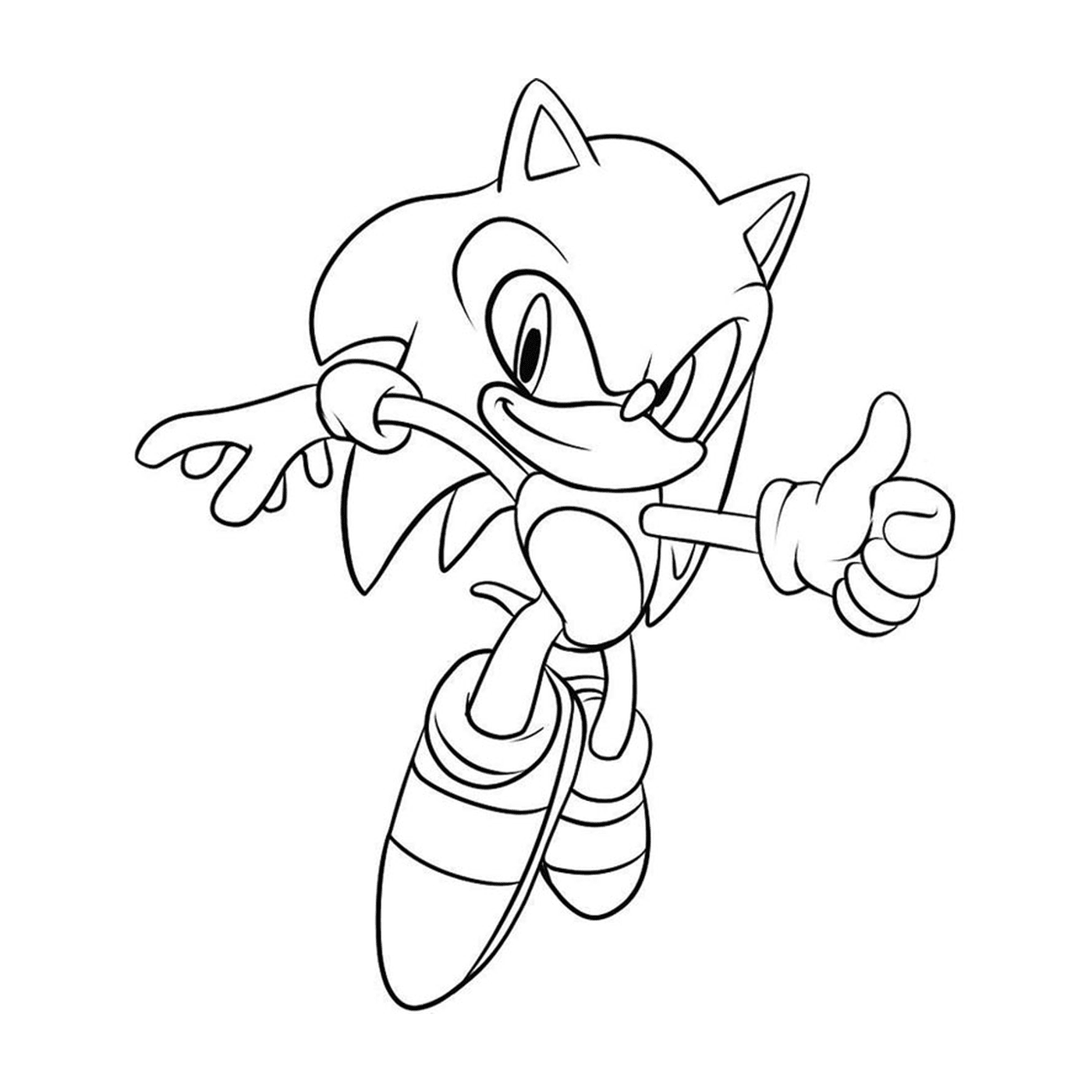  Sonic the hedgehog to print 