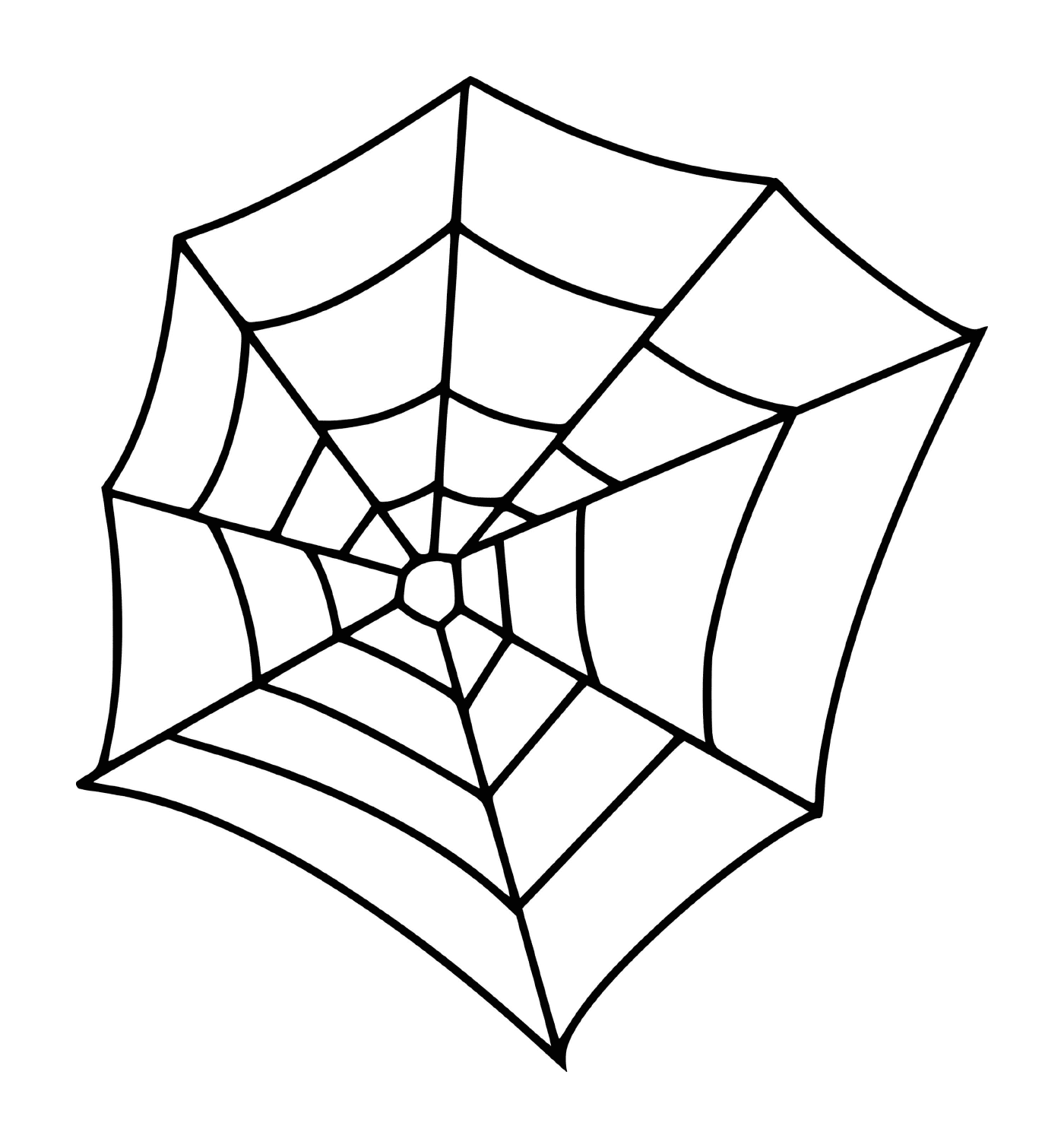  An easy spider web 