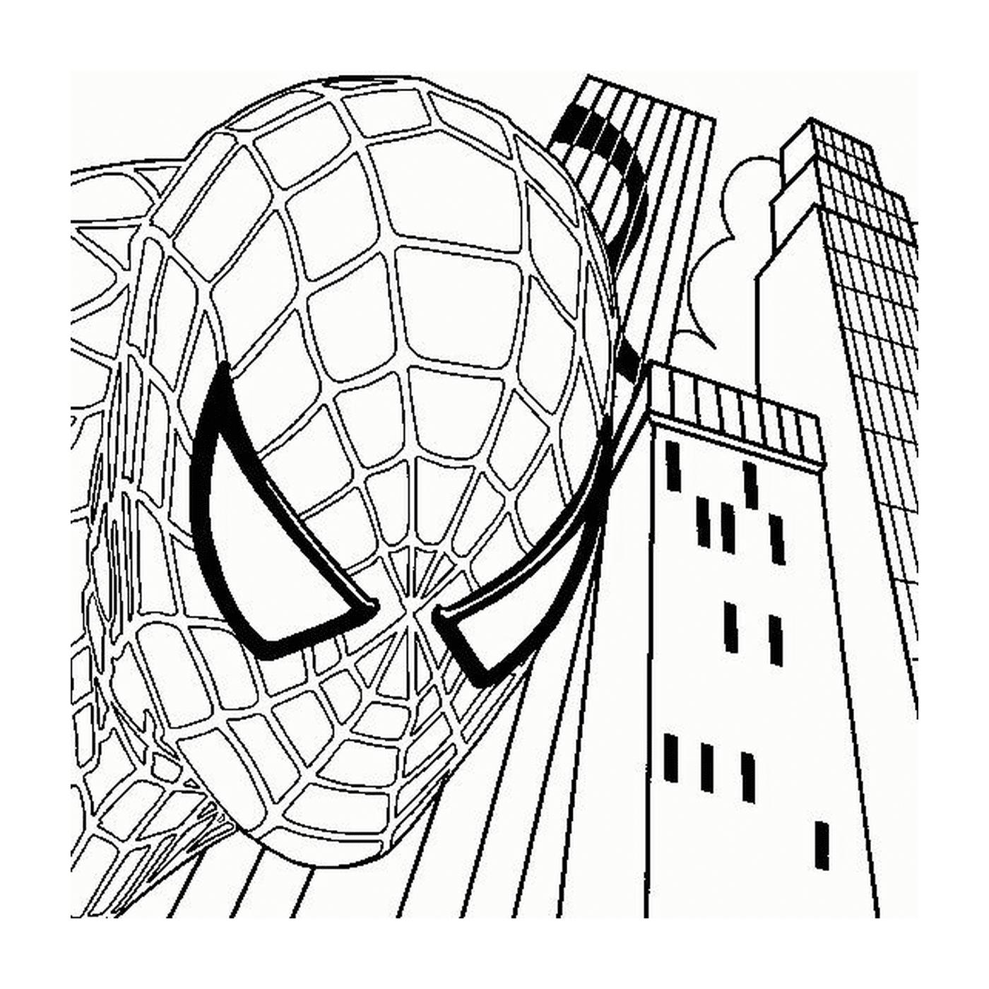  Spiderman en el centro 