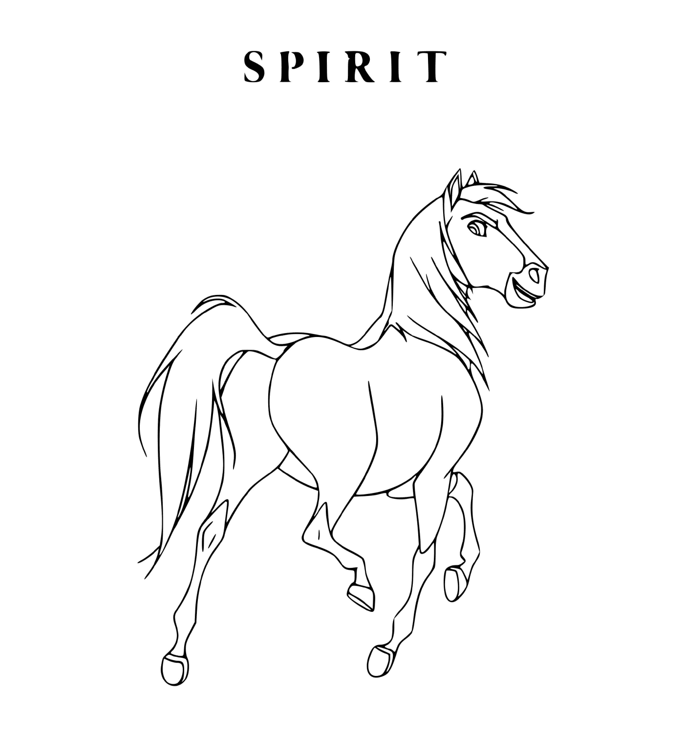  Geist, Pferd, das sein eigenes findet 