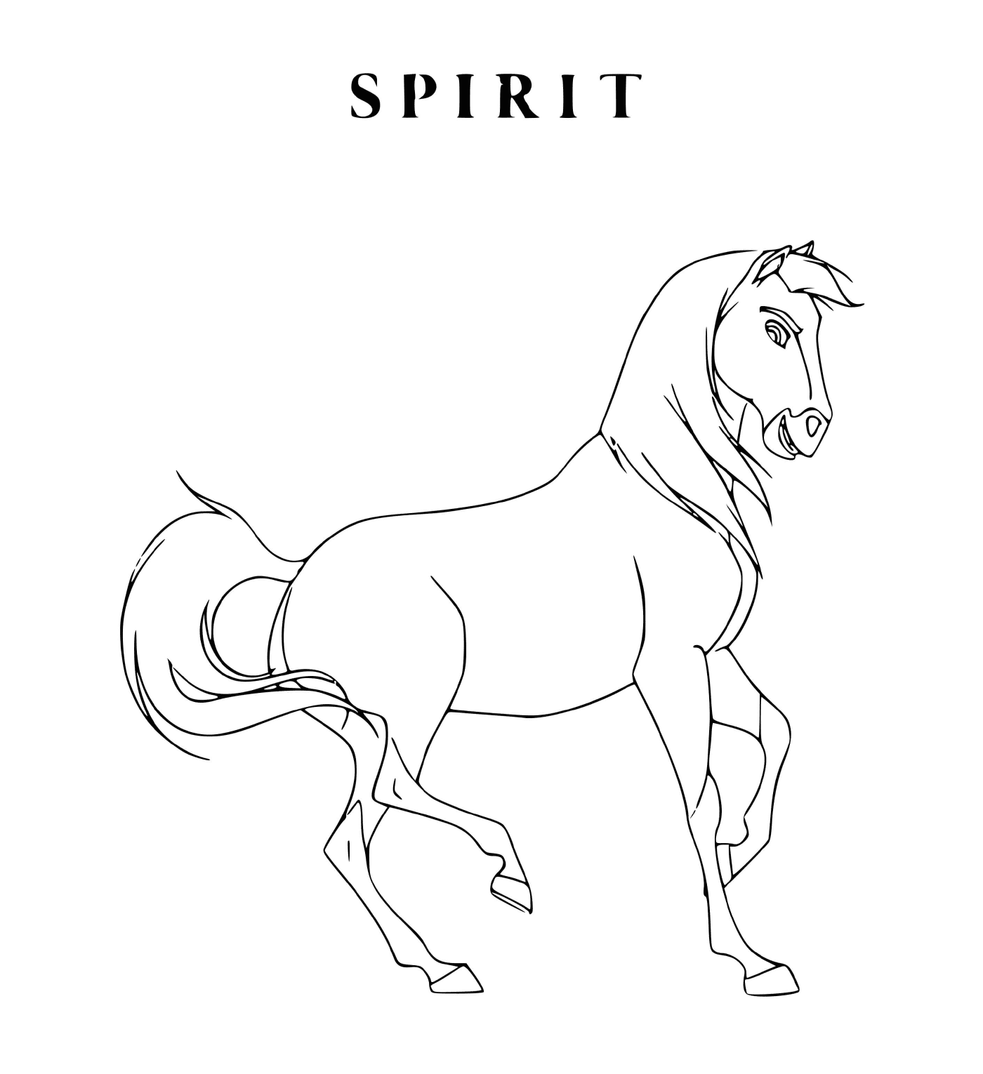  Spirit, plains standard (animation film) 