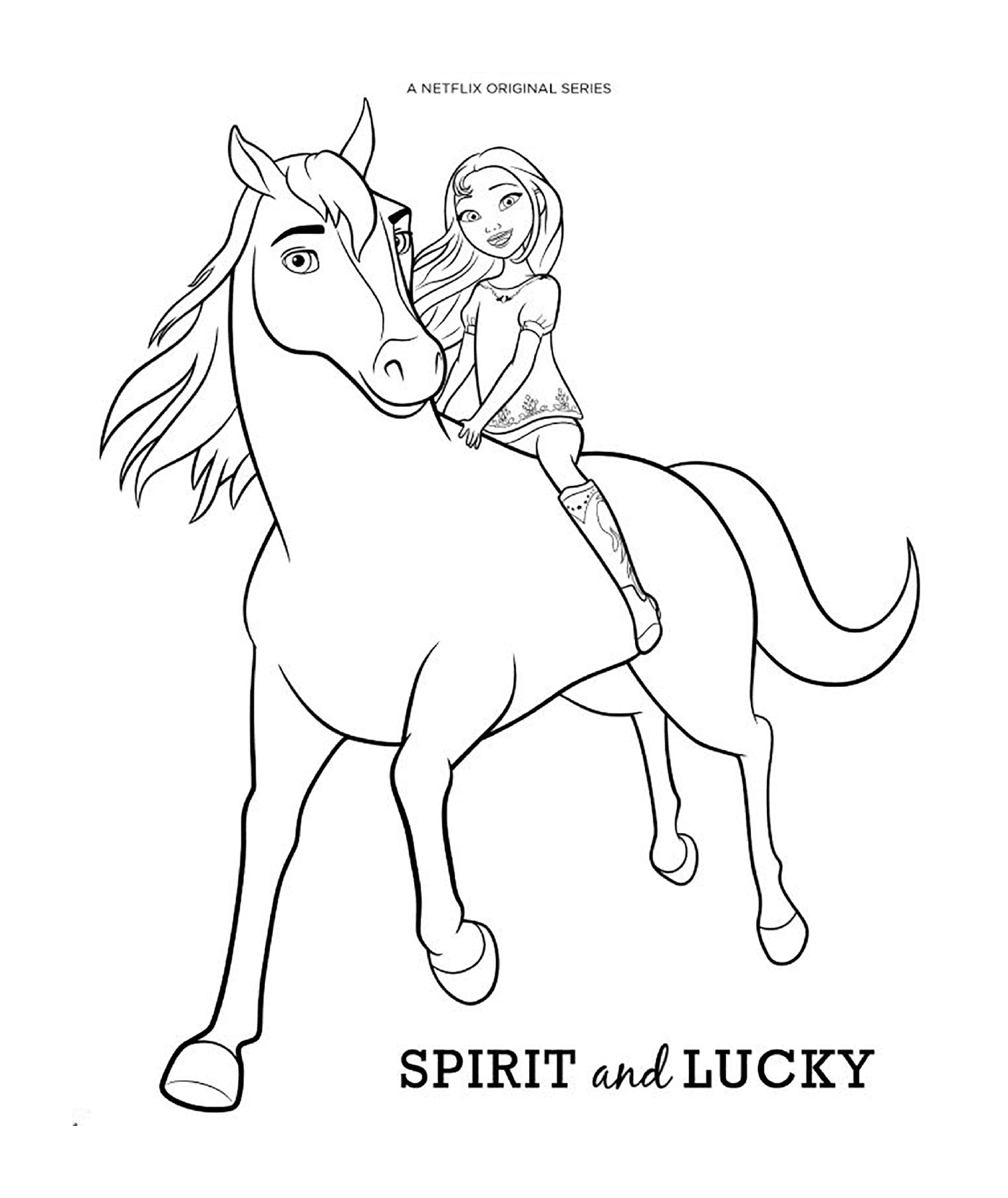  Spirito di cavallo e fortunato 