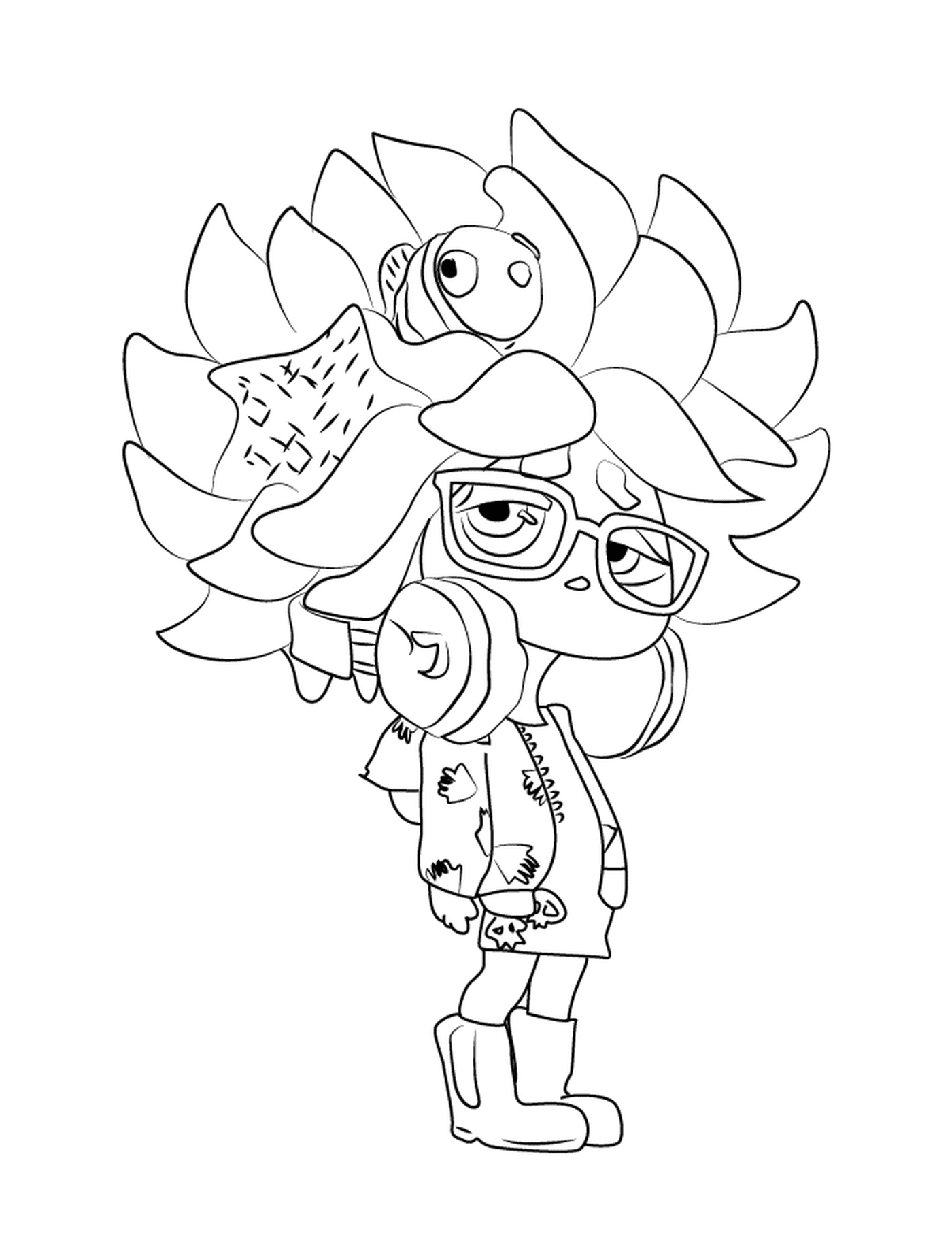  Splatoon, female character of the game 