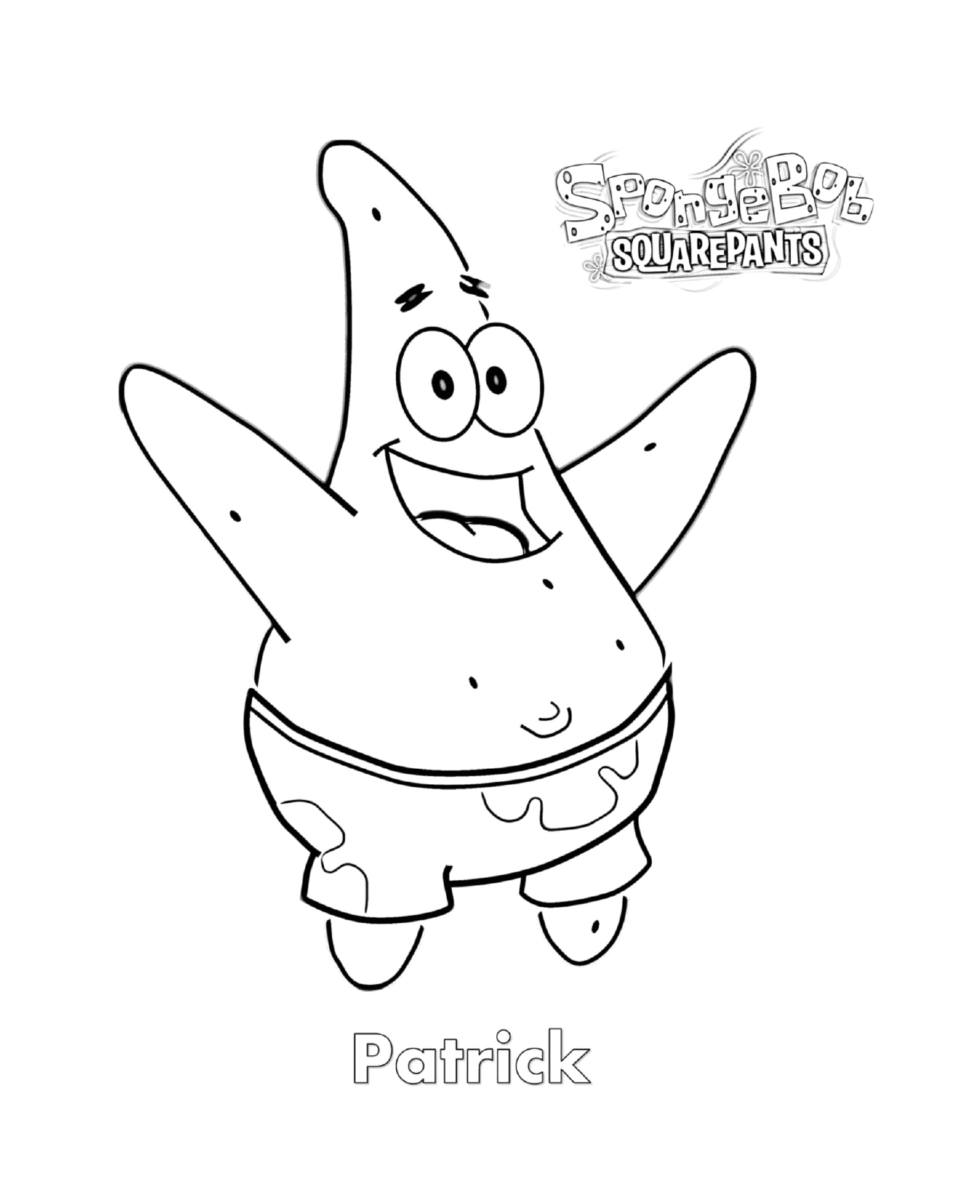  Patrick in good shape, a character from SpongeBob 