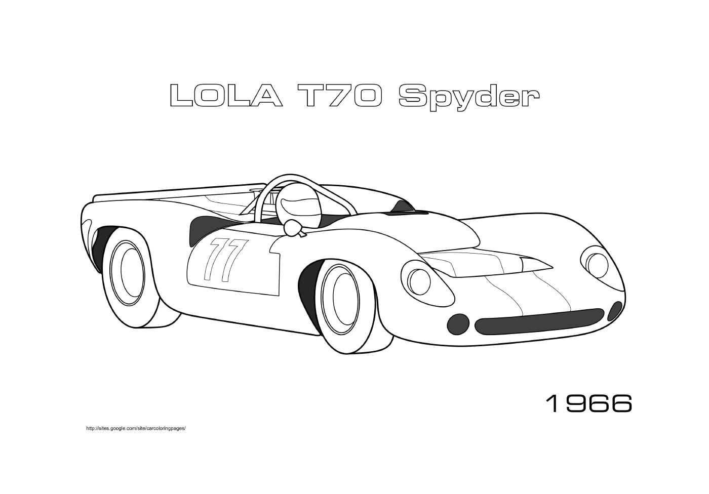  Лола Т70 Спайдер 1966 