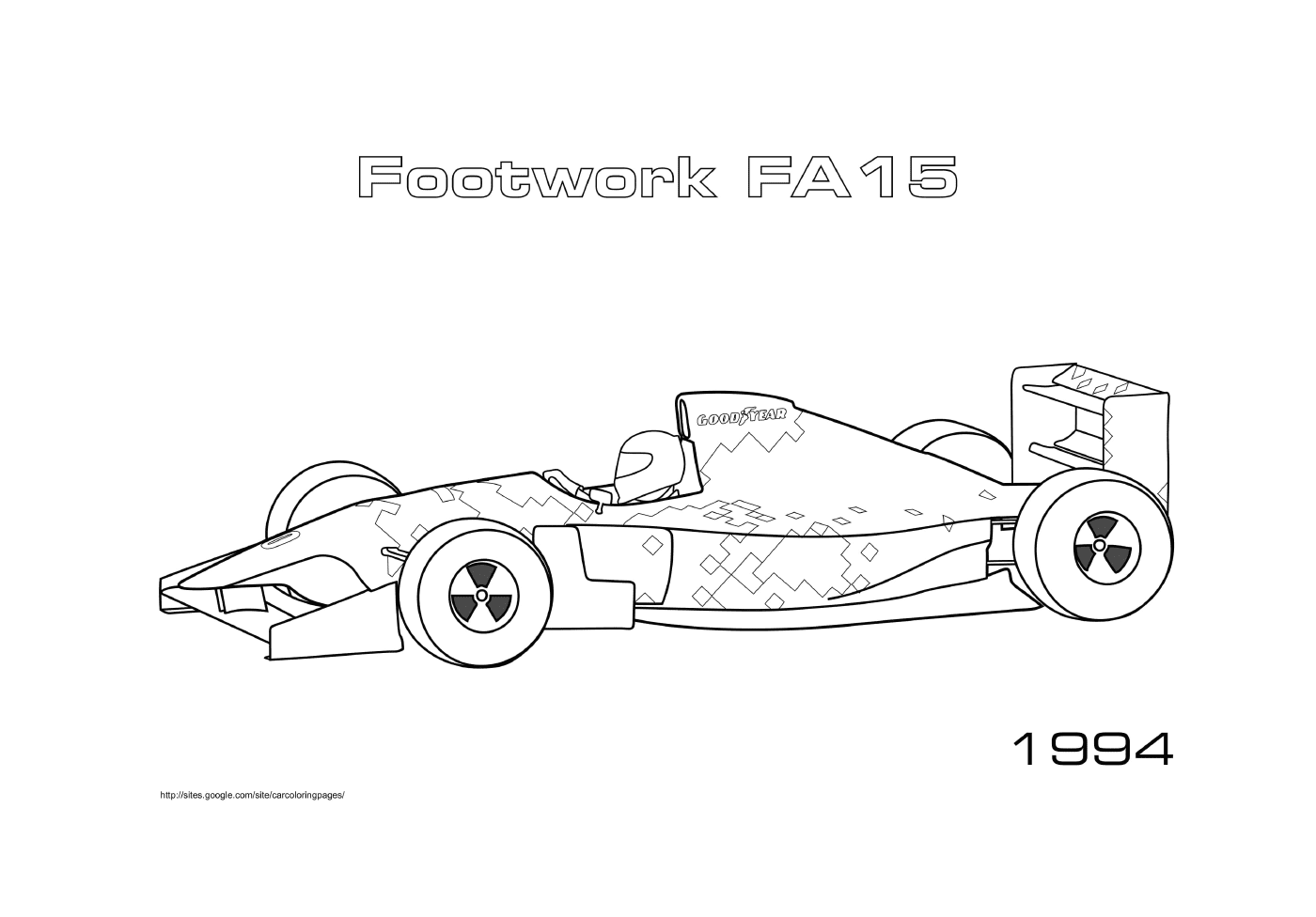  Спорт F1 Footwork F15 1994 