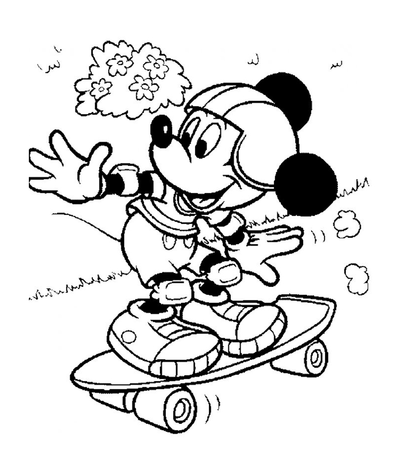  Sport, Kindergarten, Disney, Mickey Mouse Skate im Park 
