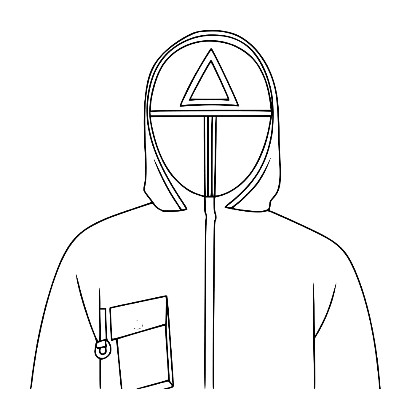  Soldier with triangle mask 