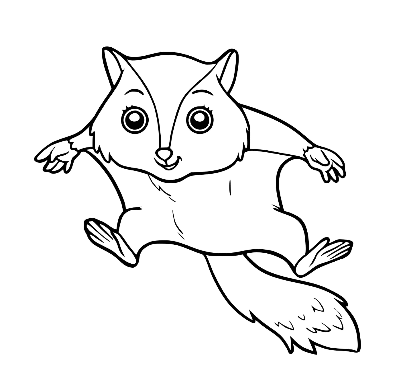  Der fliegende Eichhörnchen-Slider 