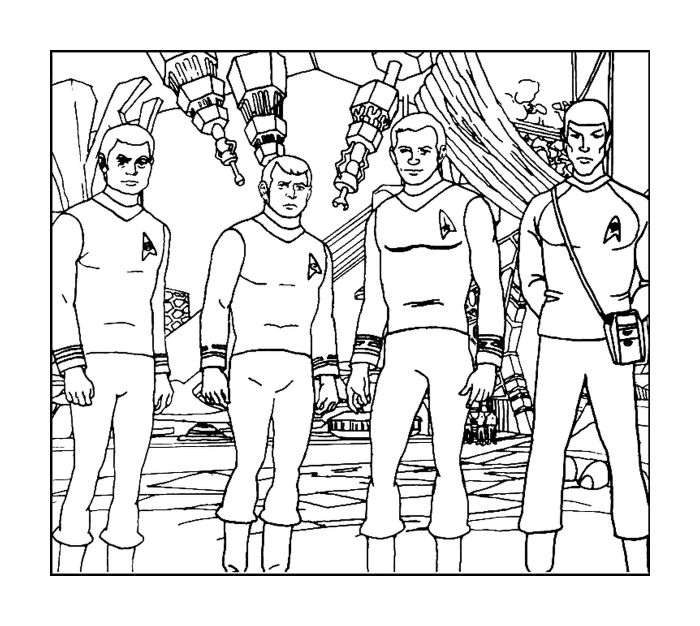  The Enterprise's crew 