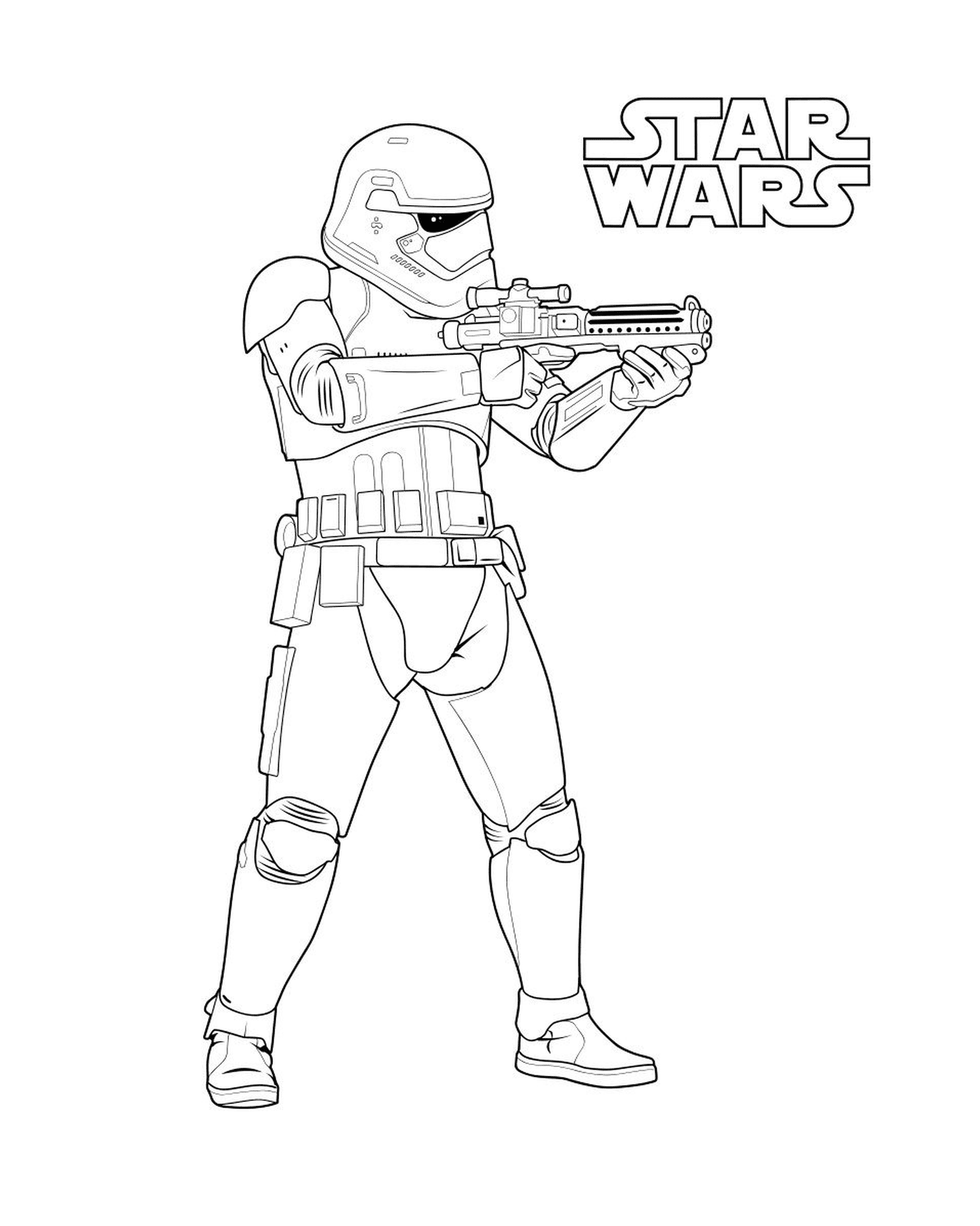  Stormtrooper con un arma 
