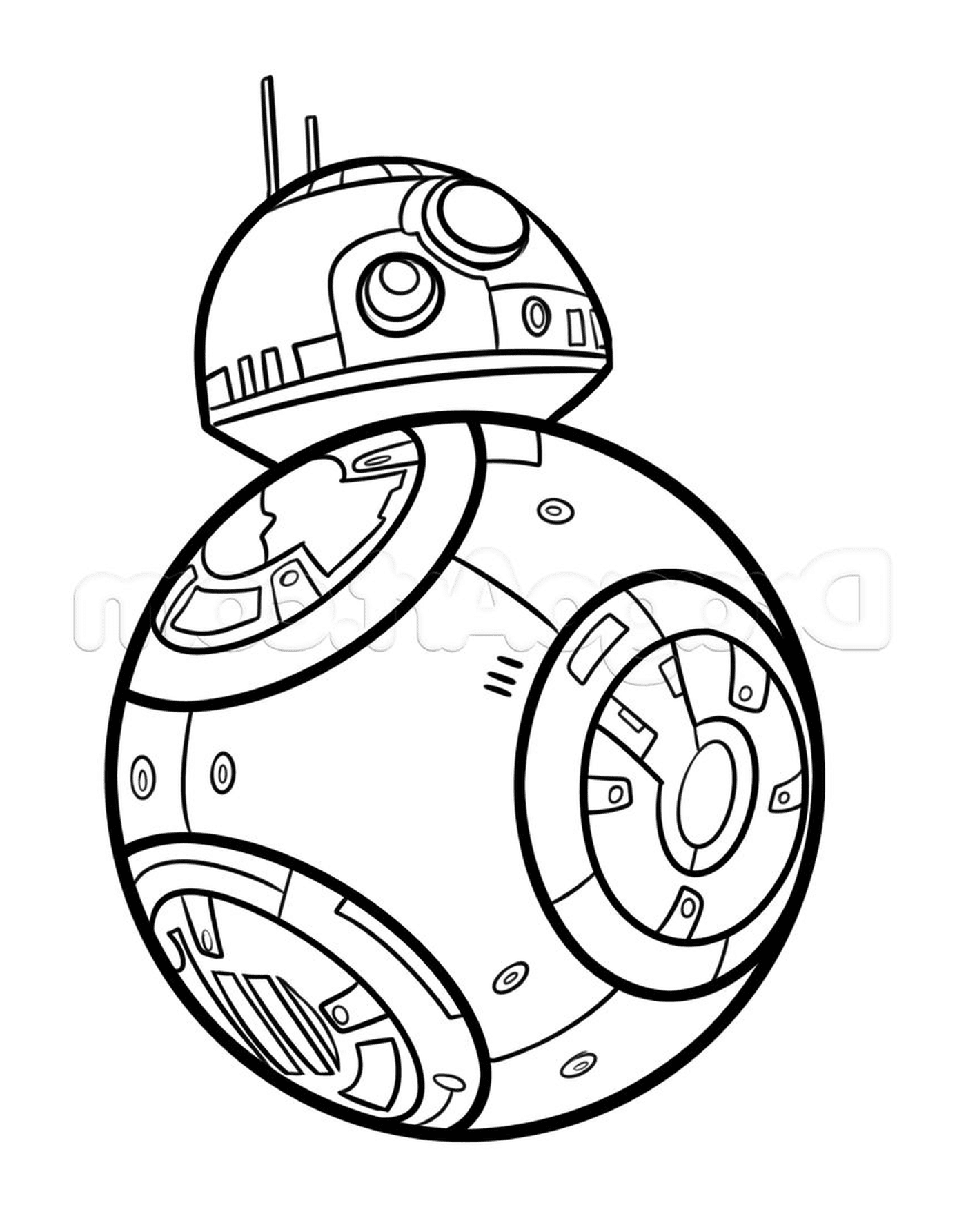  How to draw BB8 from Star Wars 