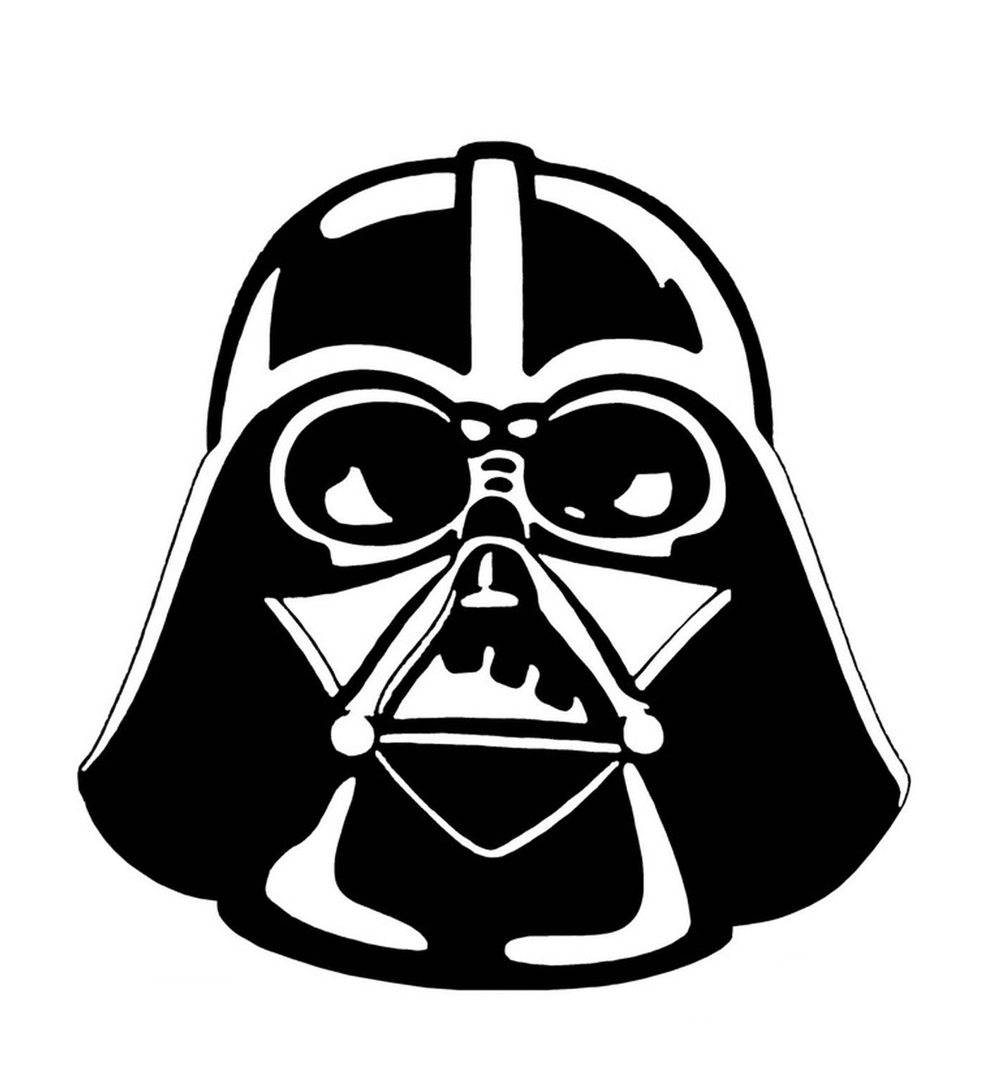  Portrait of Dark Vader of Star Wars 