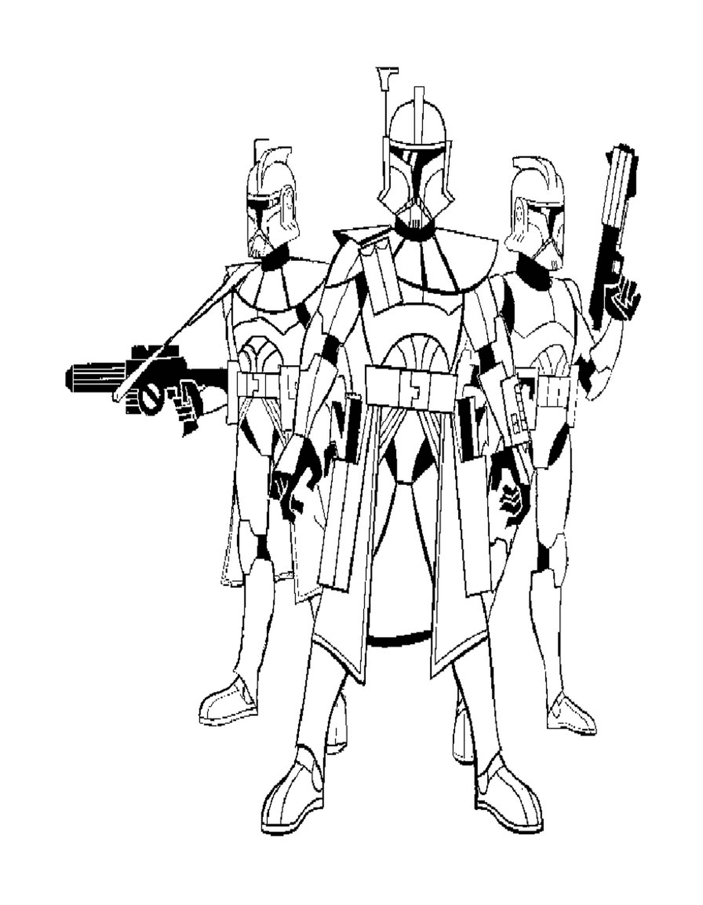  Grupo de personajes de Star Wars 