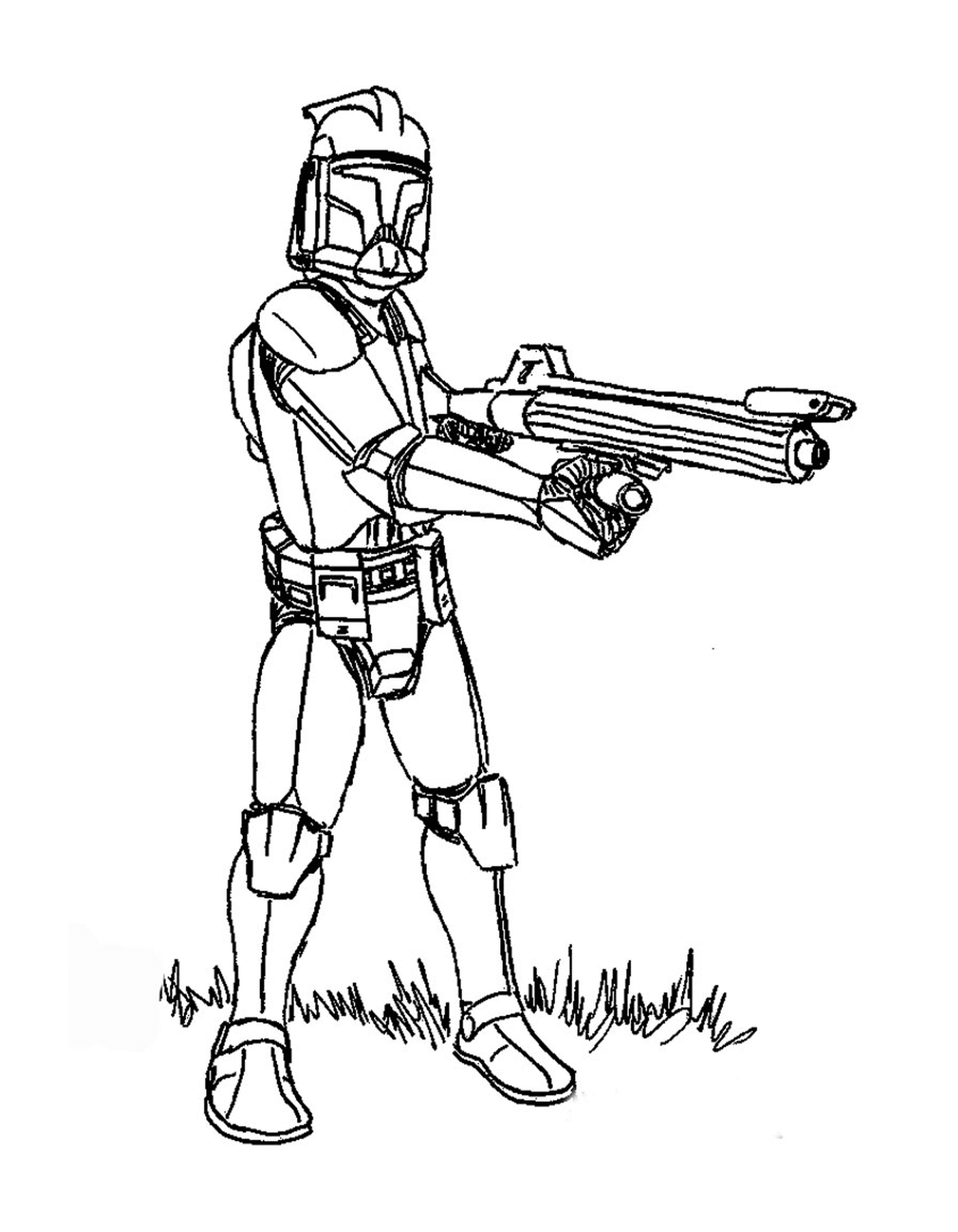  Star Wars character with a gun 