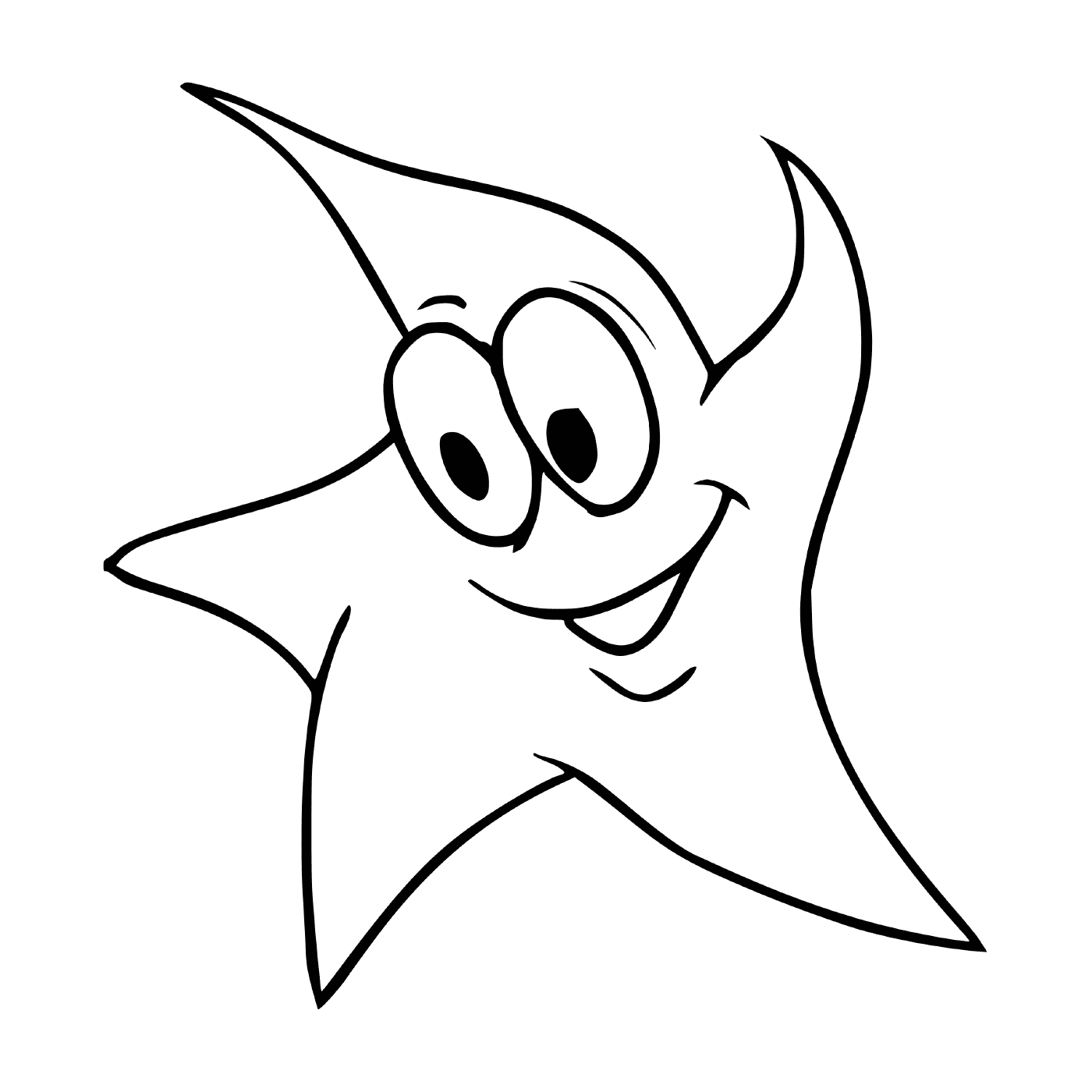  A cute and smiling star of the sea 