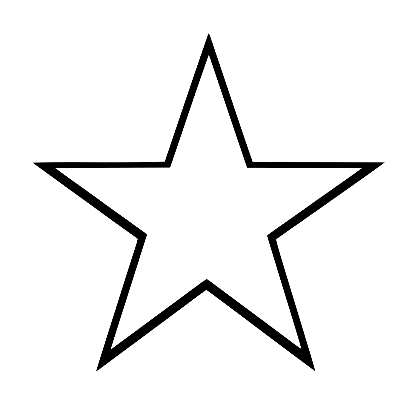  Звезда, которую легко рисовать 
