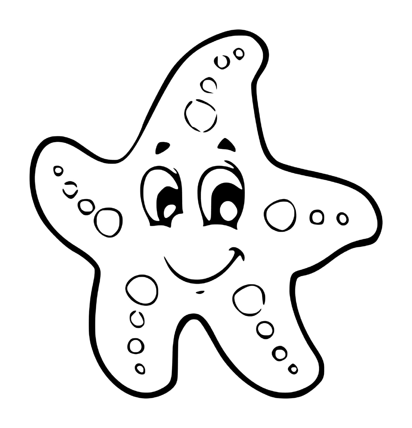  Una stella del mare per bambini in grande sezione materna 