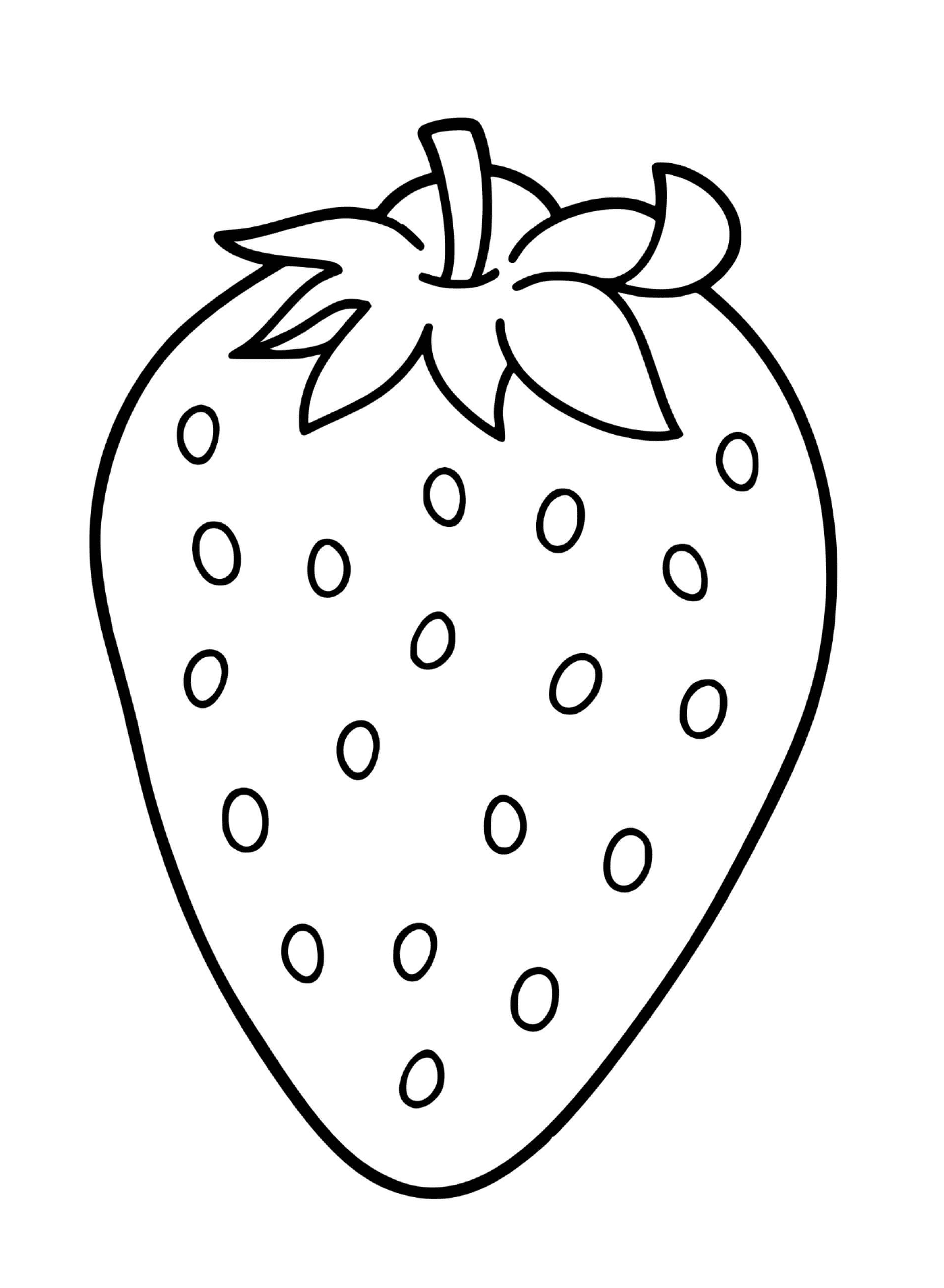  Природные фрукты - клубника 