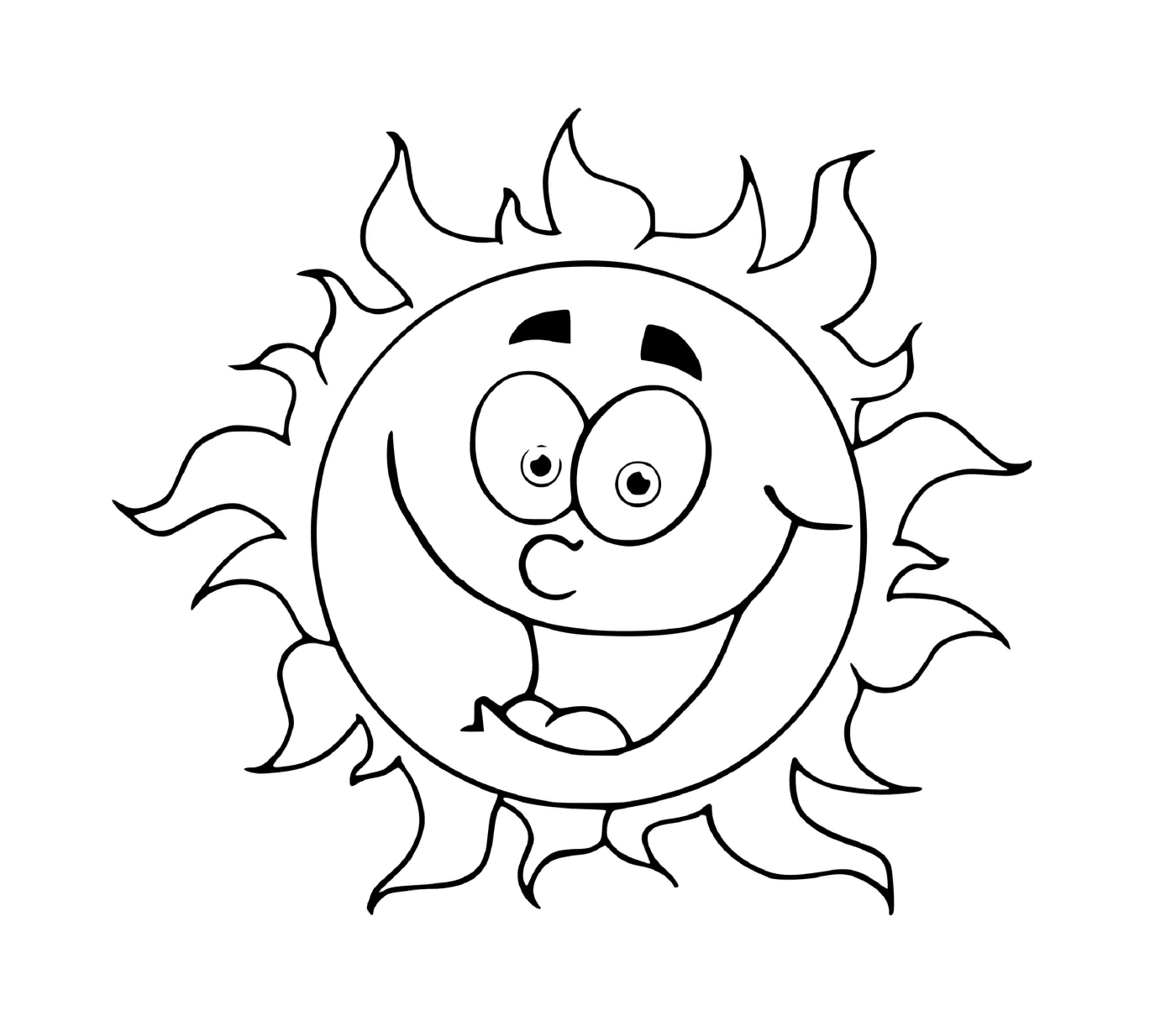 Sun Coloring Pages: 25 Printable Drawings