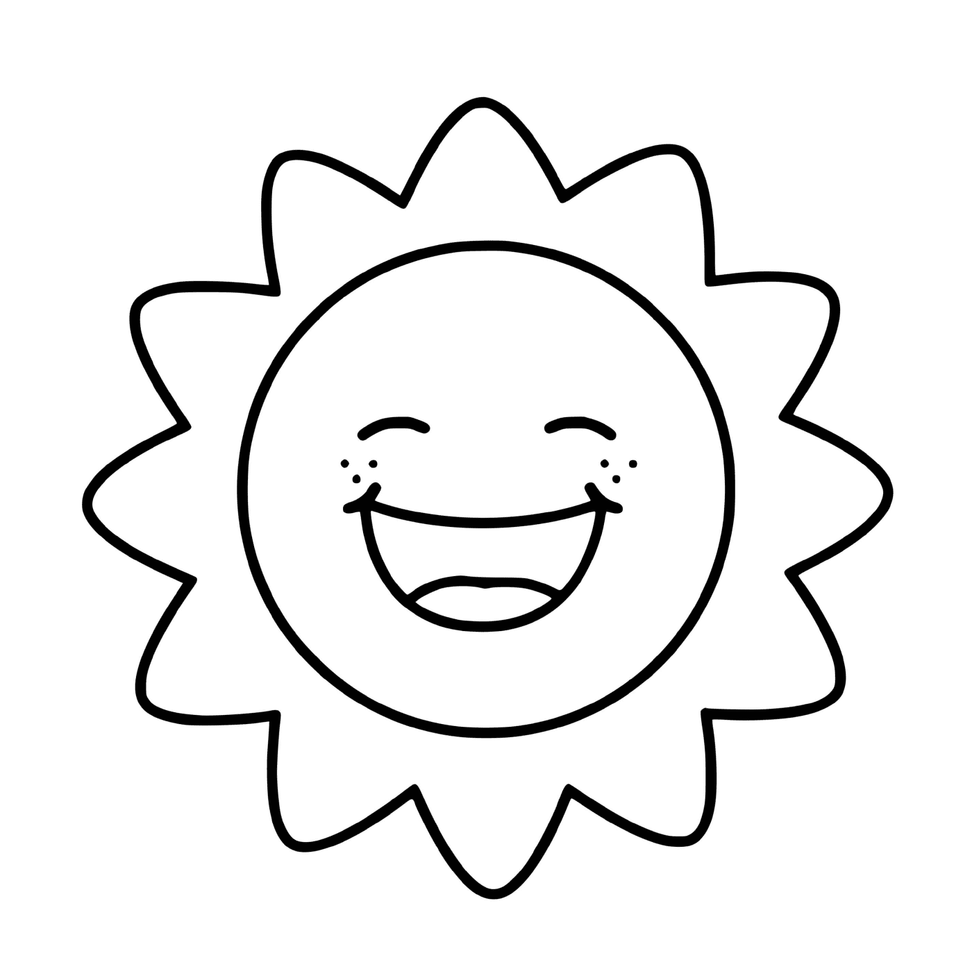  Sonnenschein kawaii lächelnd 