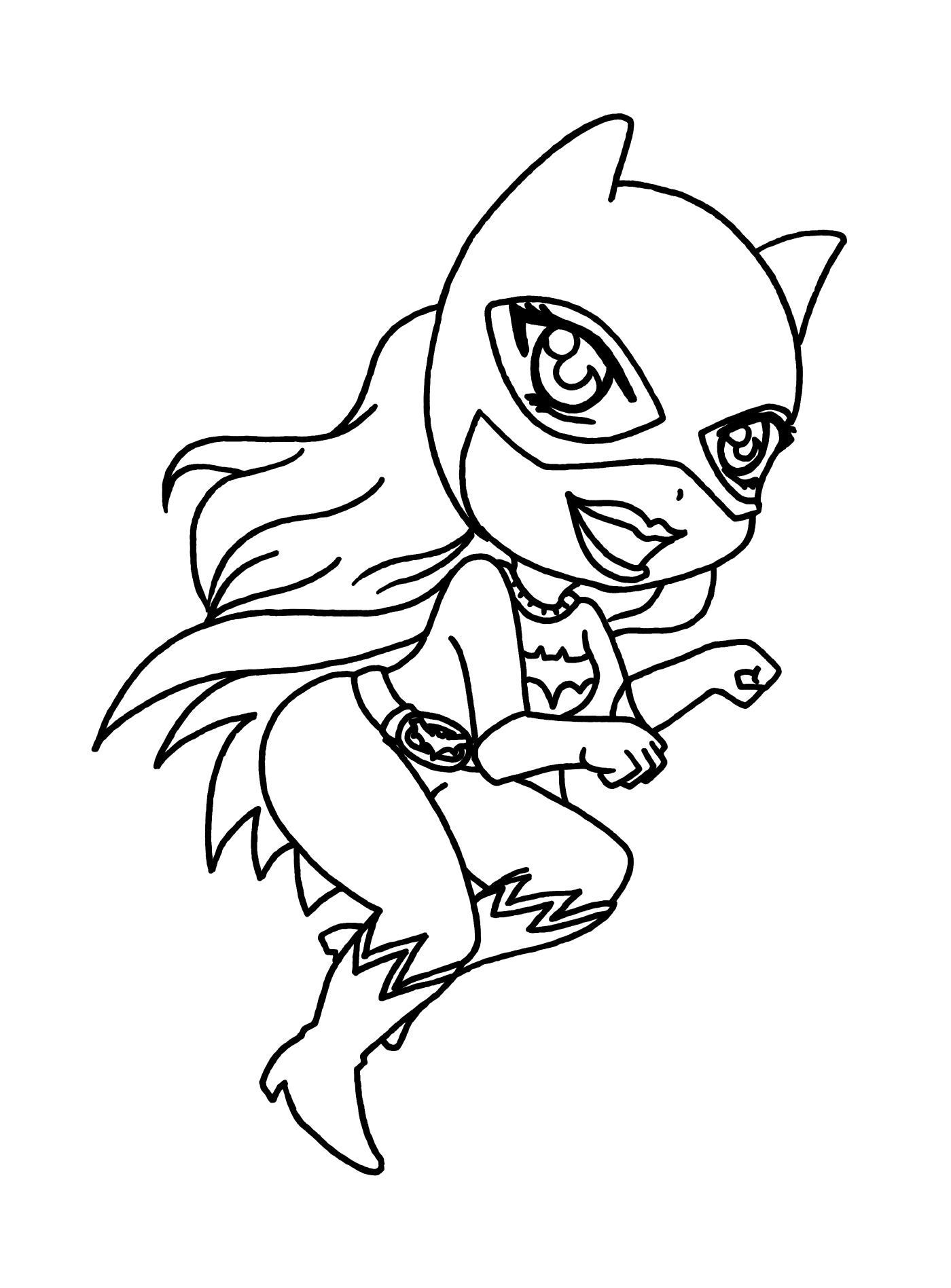  Catwoman mini super-heroine 