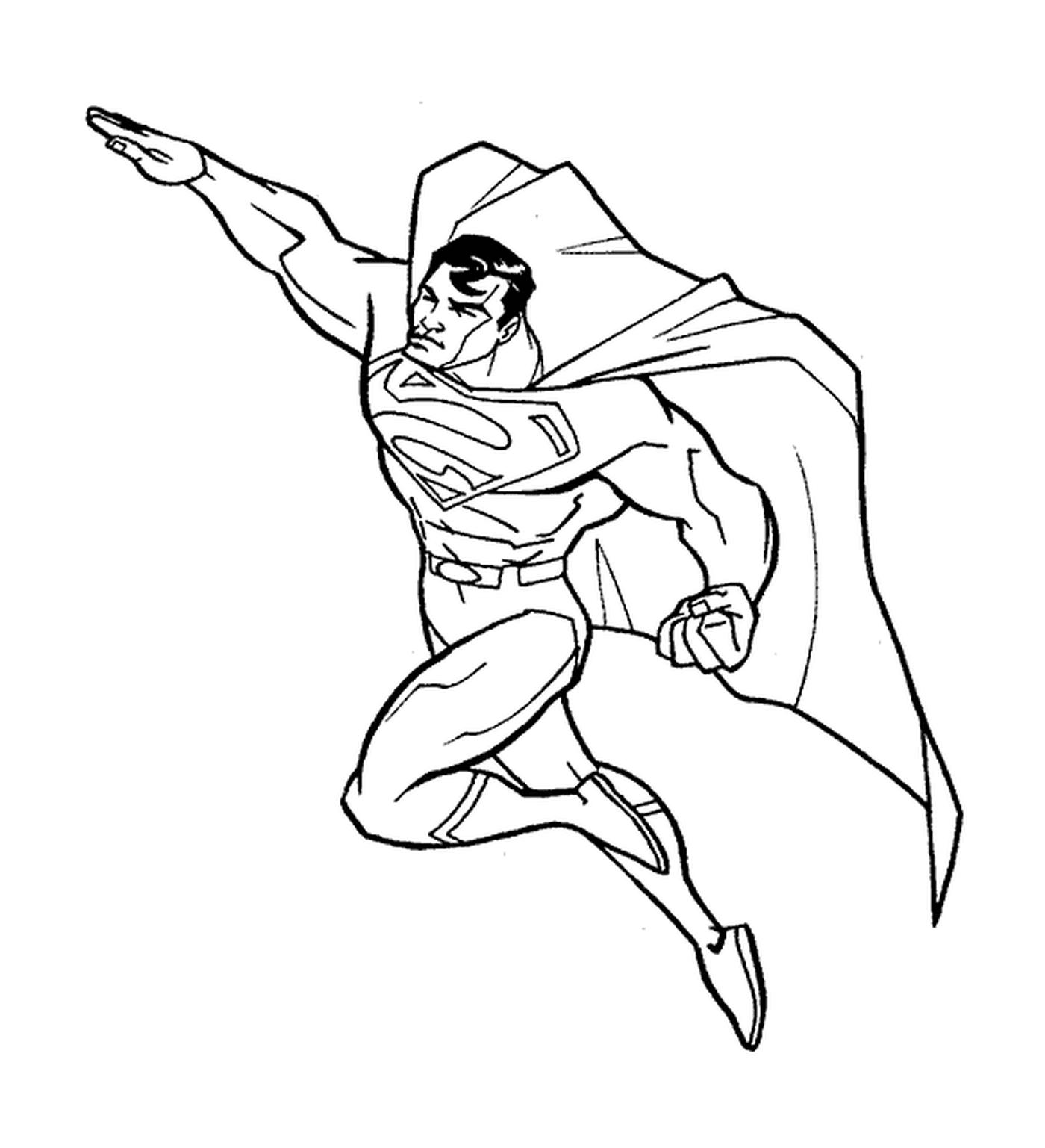  Superman to color 