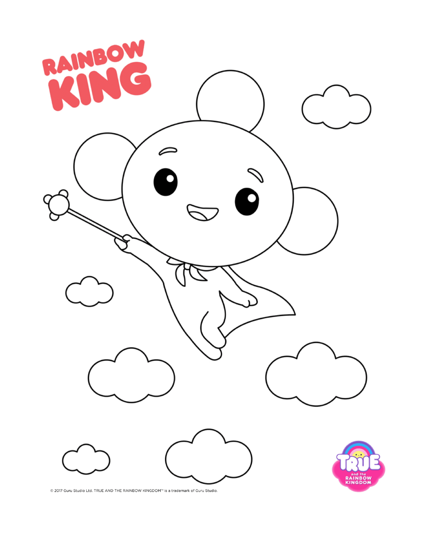  King Rainbow, mouse flying in the air 