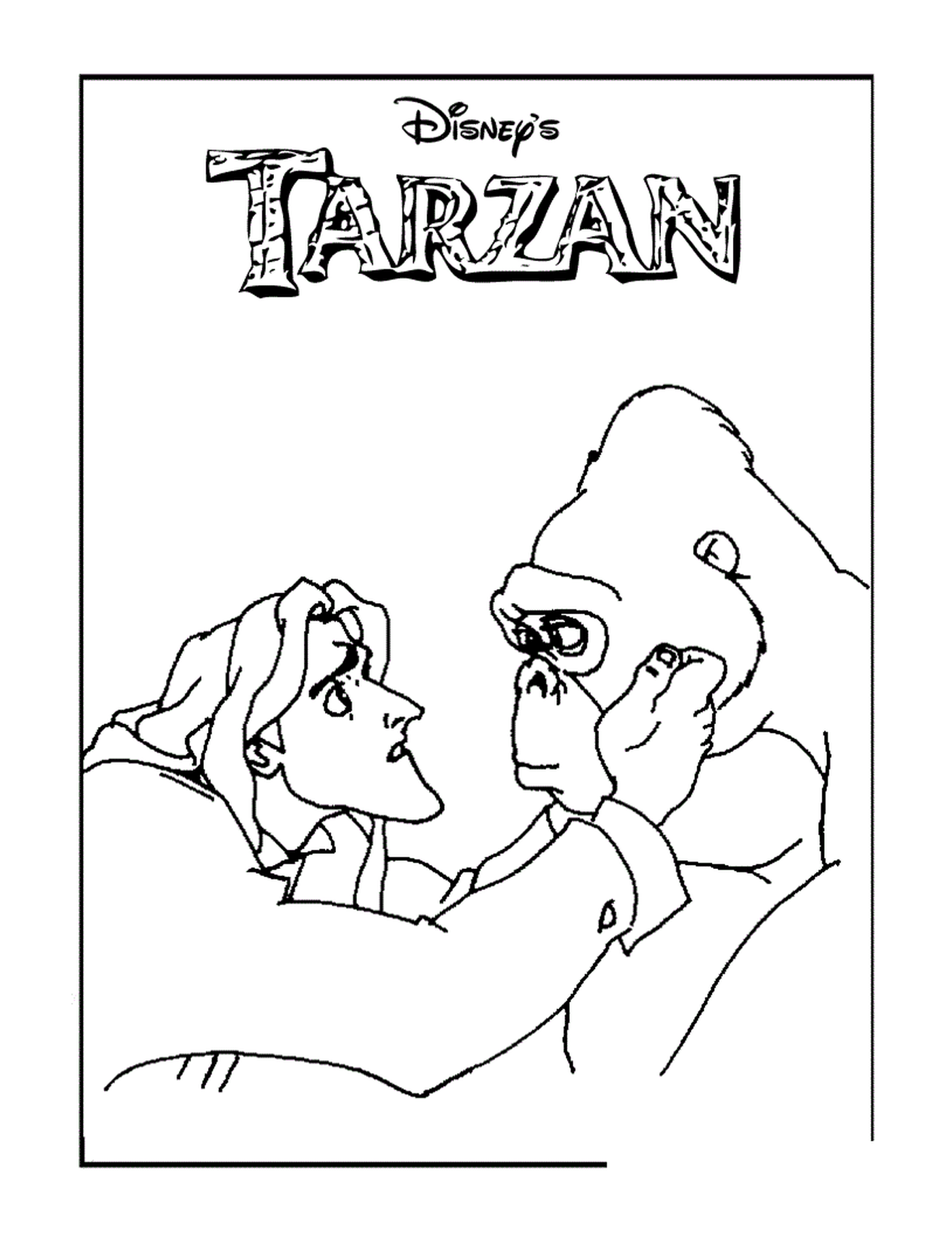  Tarzán y gorila 