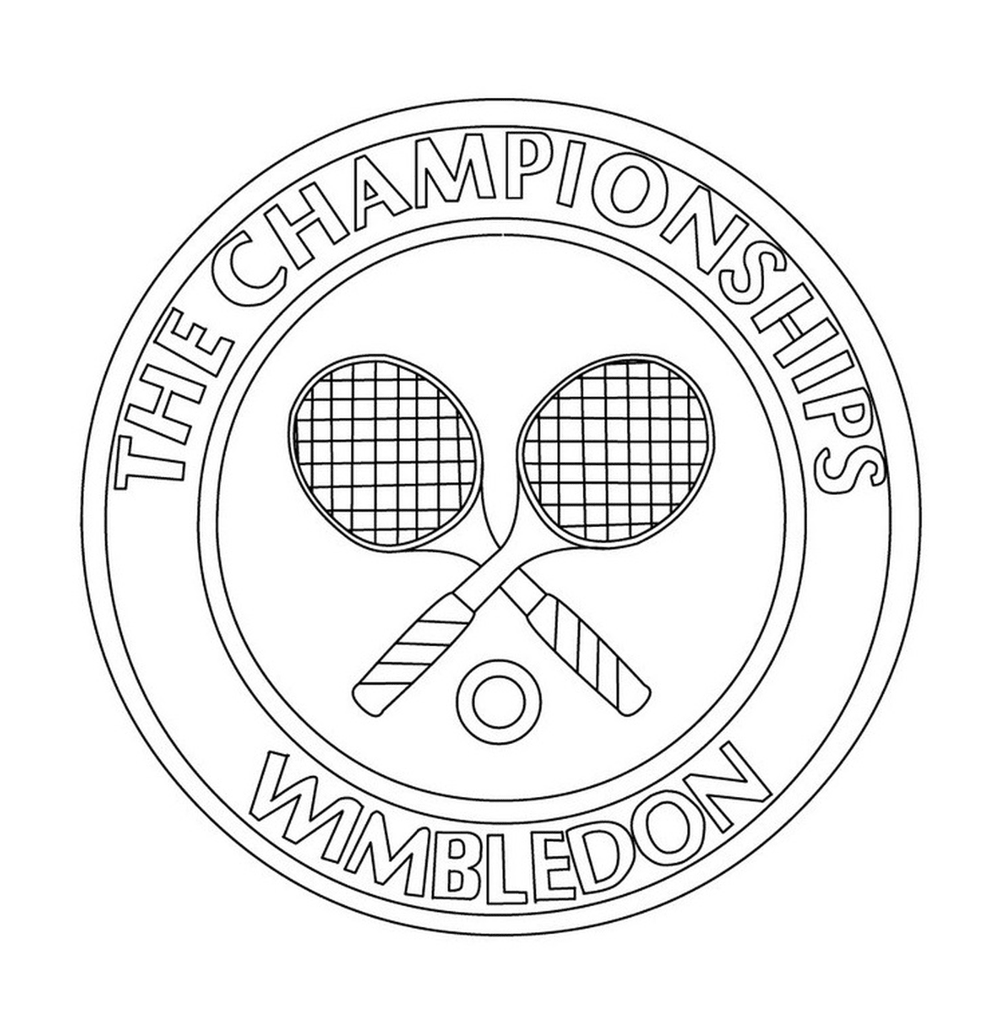  Logo tennis I Campionati Wimbledon 