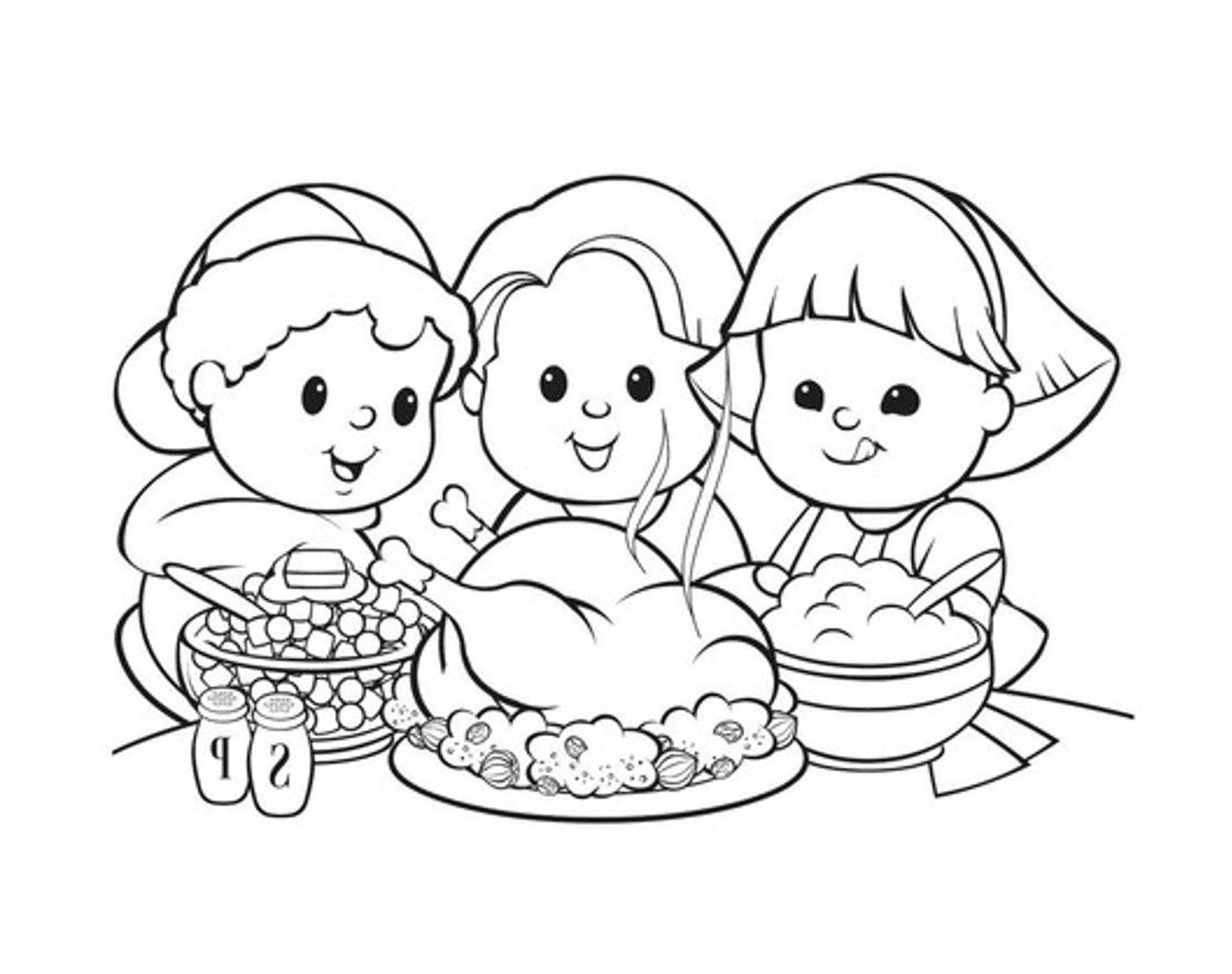  Kinder für Thanksgiving 