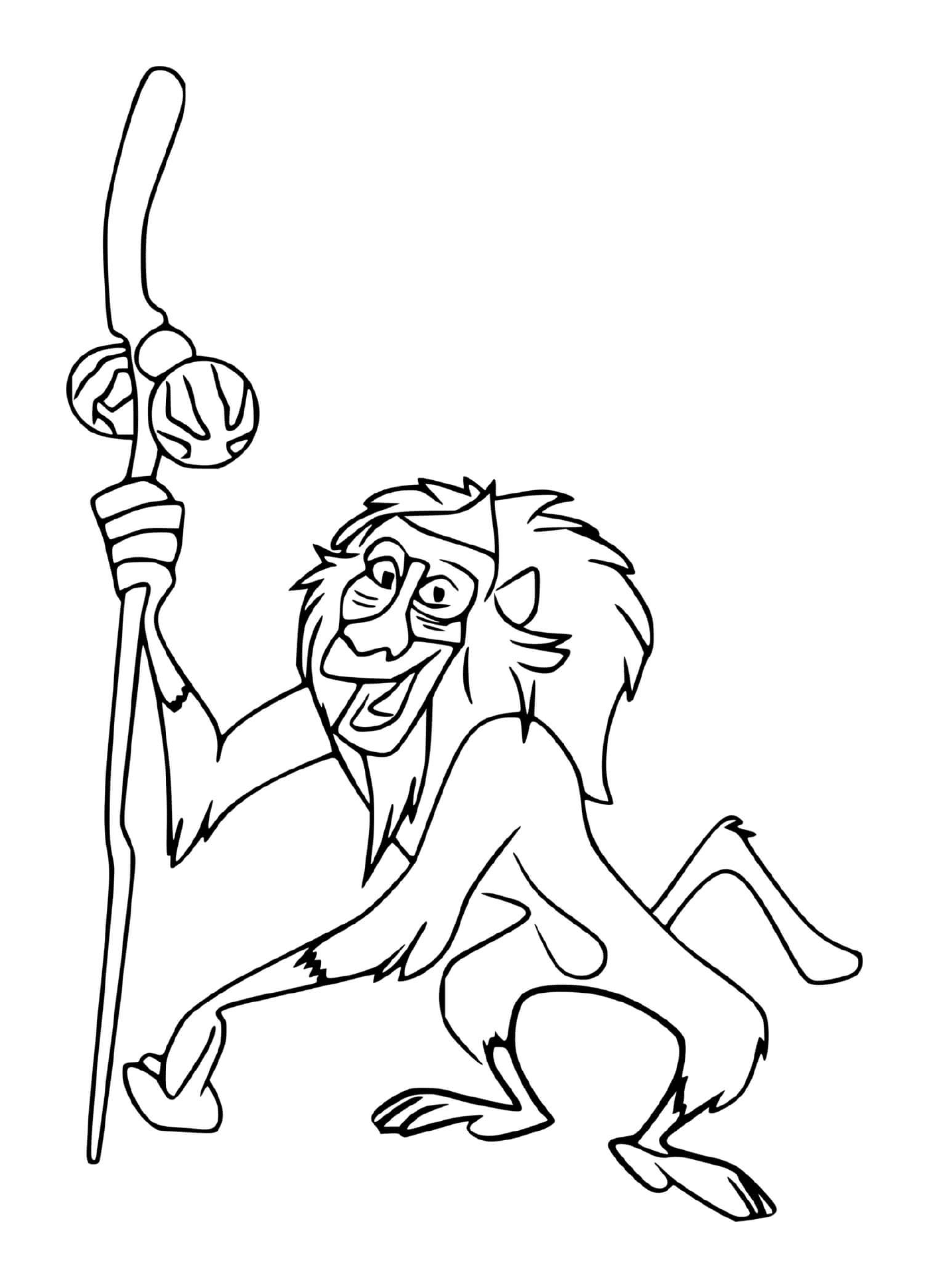  Rafiki, the wise baboon 