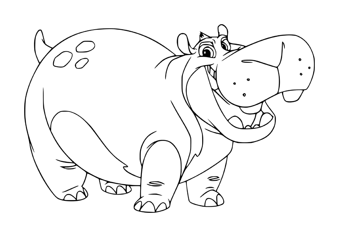  Beshte, der schwere Hippopotamus 