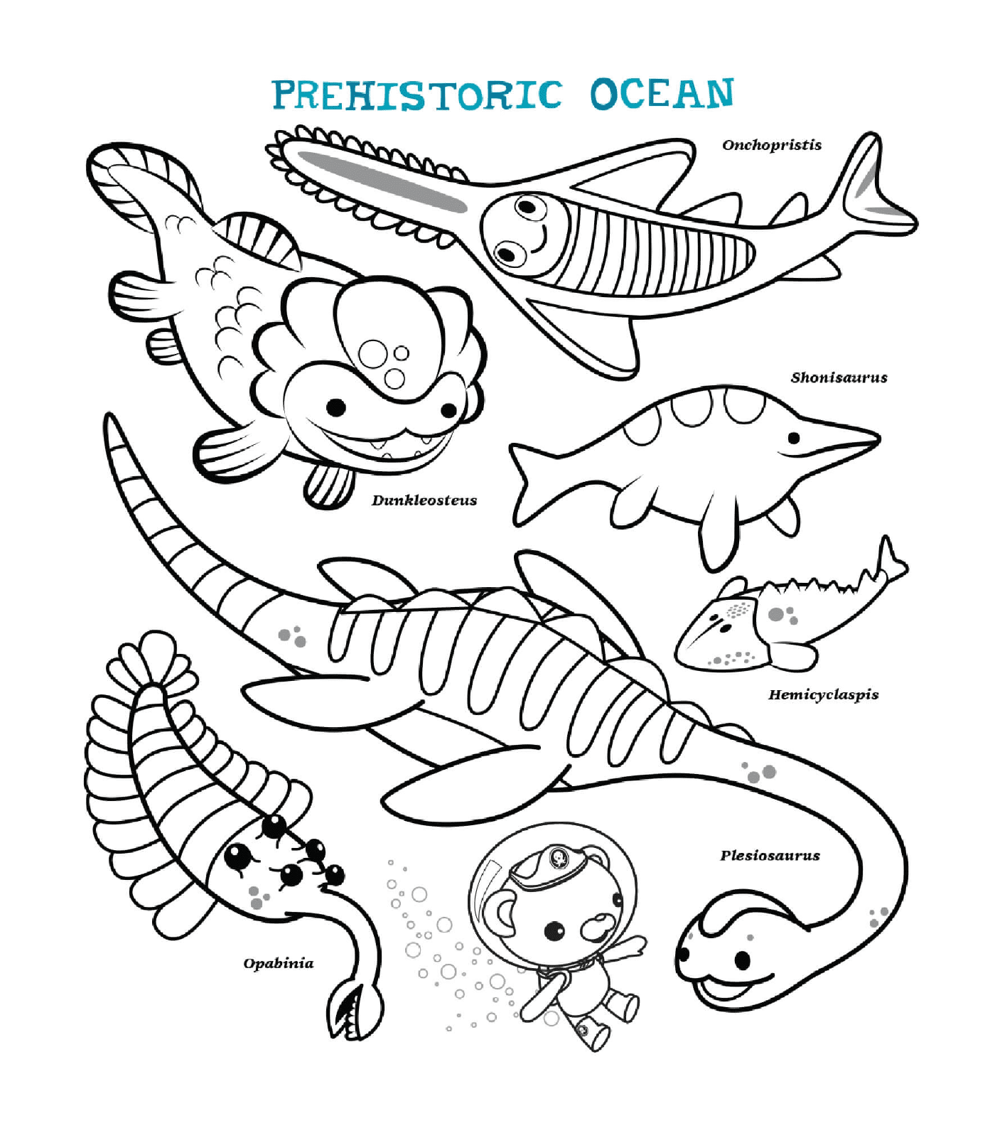  Prehistoric Ocean, a meeting with marine creatures 