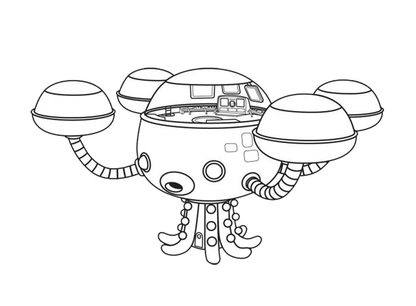  Octocapsule des octanauts, подводное приключение 